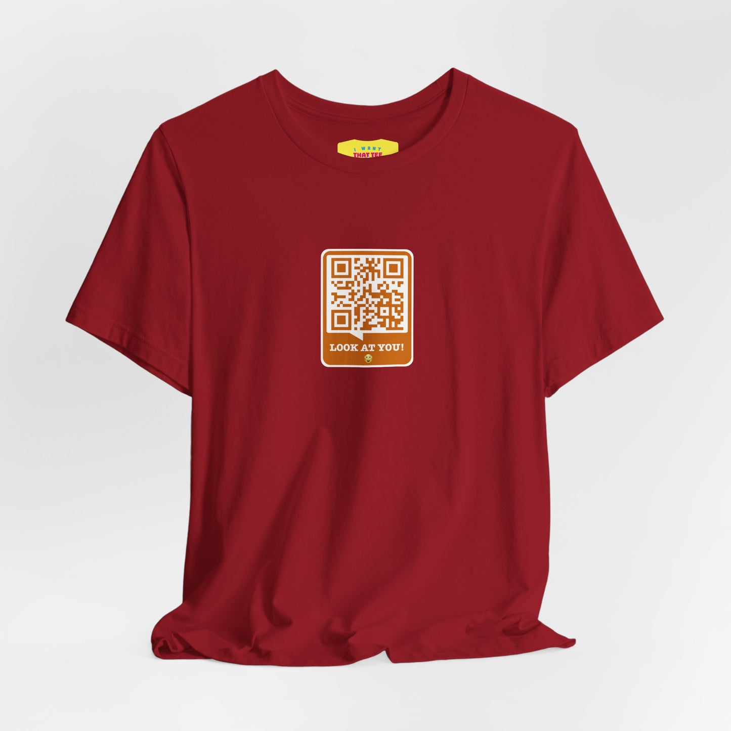 LOOK AT YOU! - PORN QR JOKE (Unisex Softstyle T-Shirt)