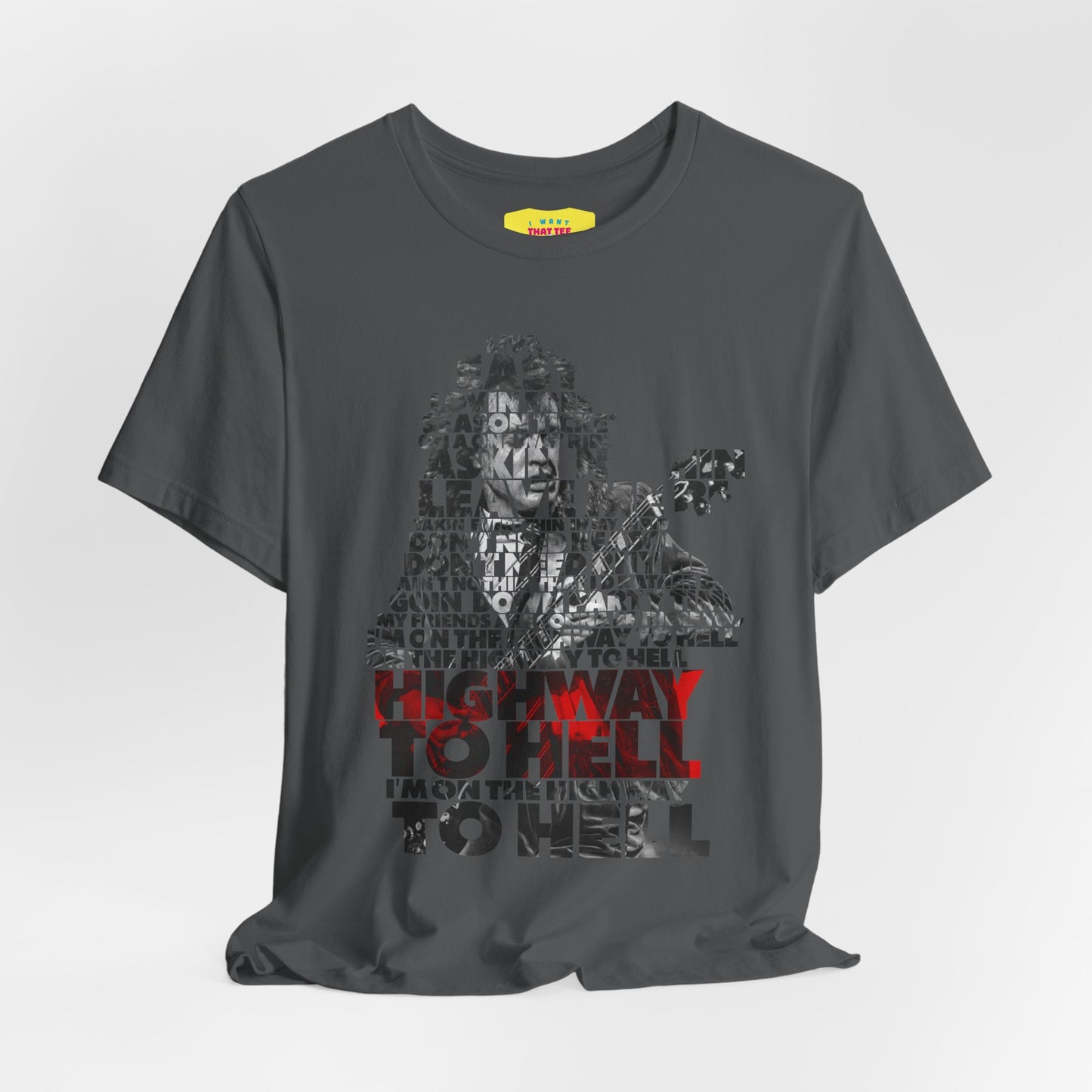 HIGHWAY TO HELL - AC/DC (Unisex Jersey Short Sleeve Tee)