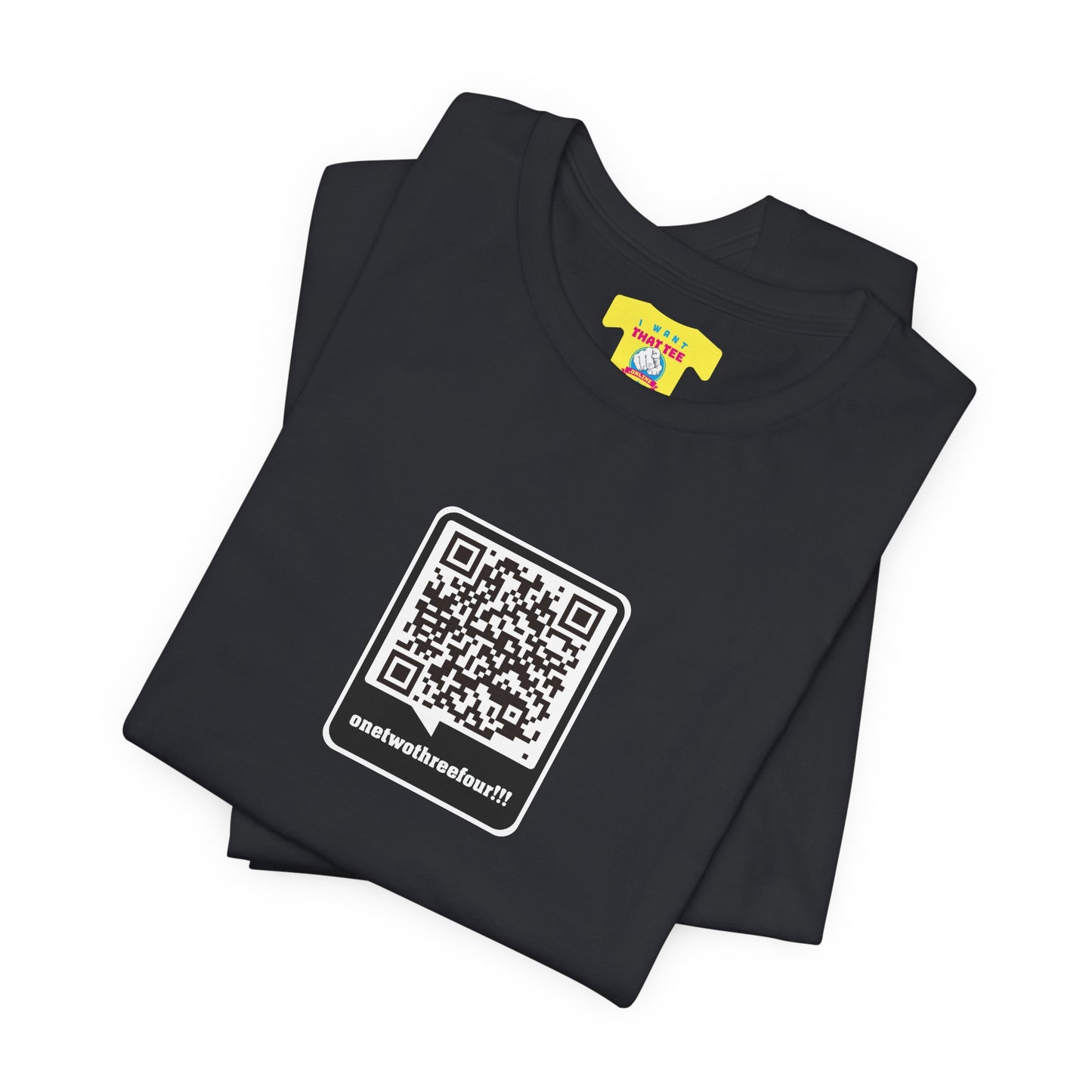 ONETWOTHREEFOUR! - RAMONES QR JOKE (Unisex Softstyle T-Shirt)