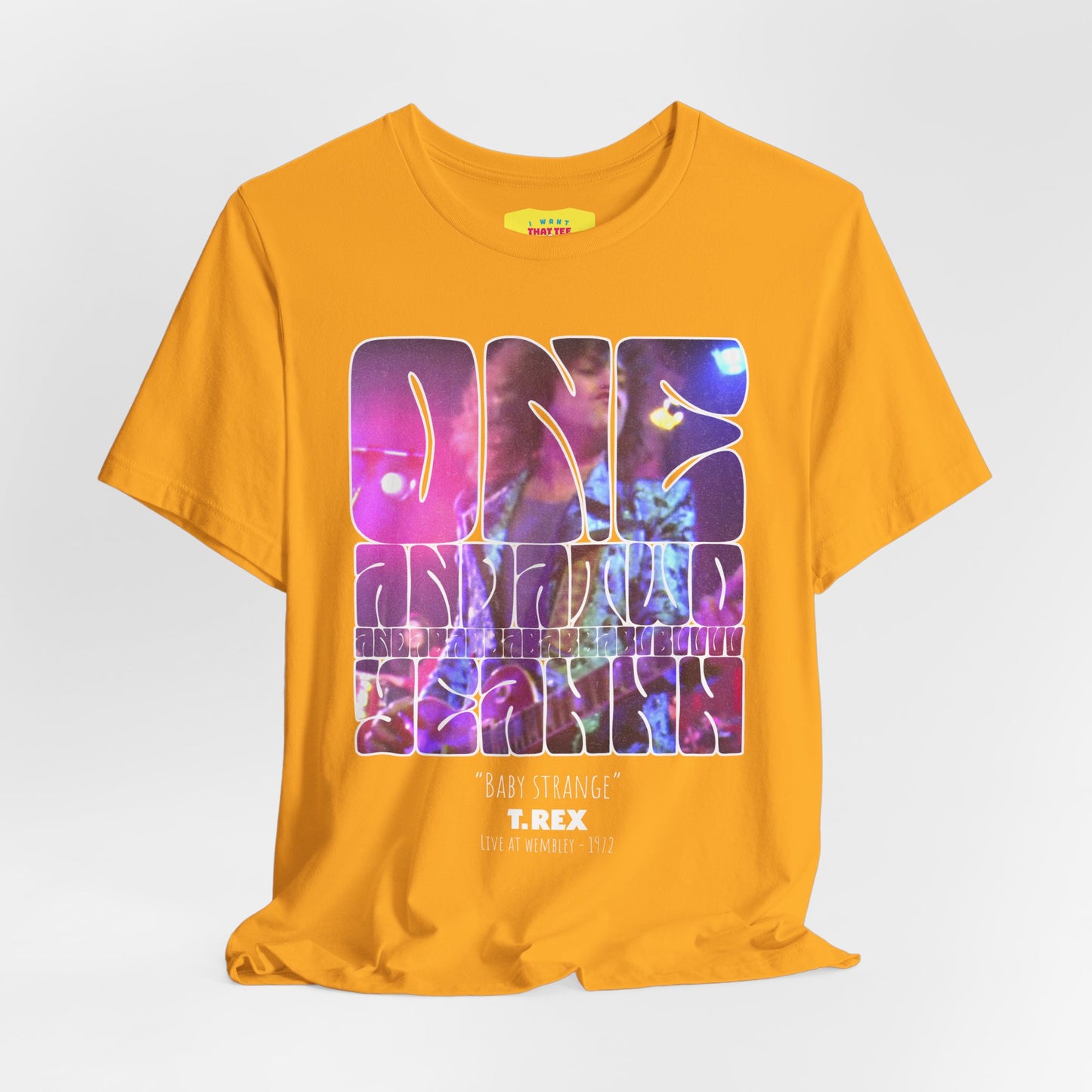 T. REX - BABY STRANGE (Unisex Jersey Short Sleeve Tee)