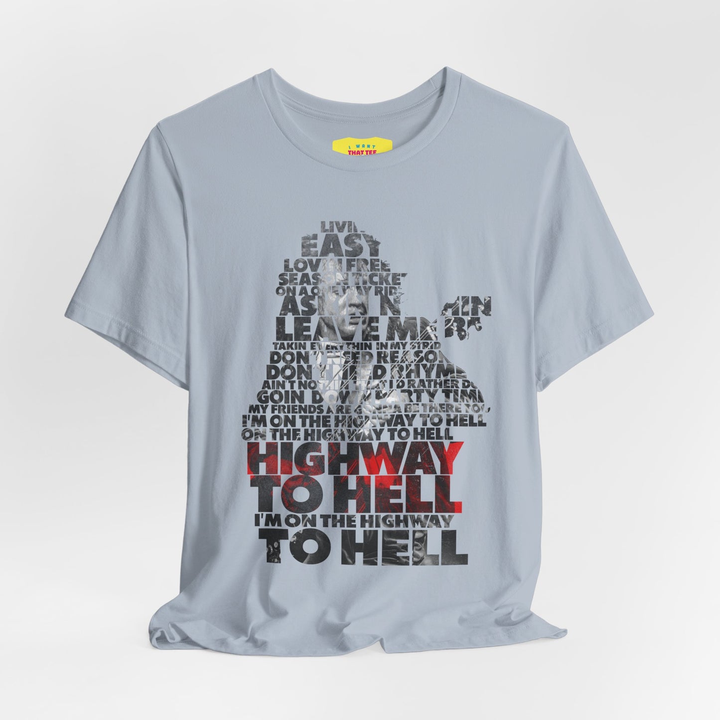 HIGHWAY TO HELL - AC/DC (Unisex Jersey Short Sleeve Tee)