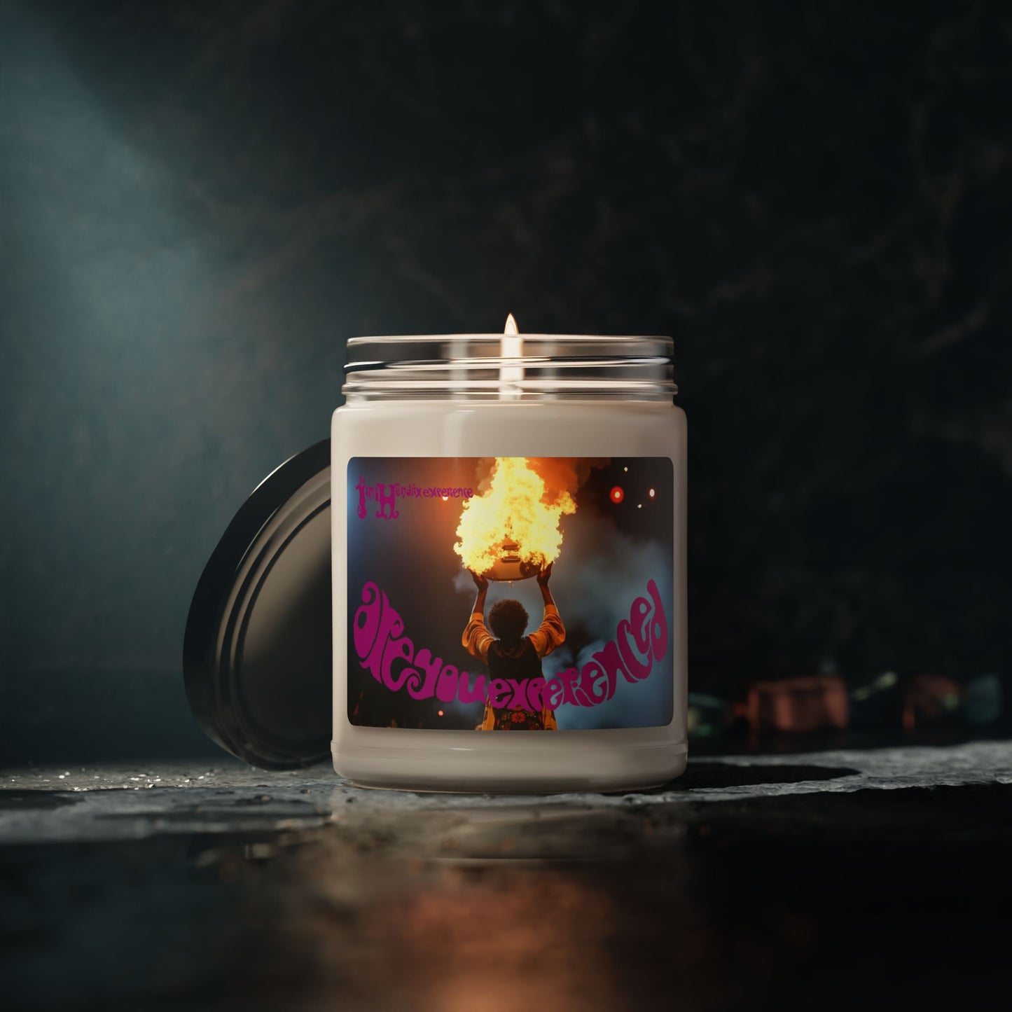 THE JIMI HENDRIX EXPERIENCE CANDLE (Scented Soy, 9oz)