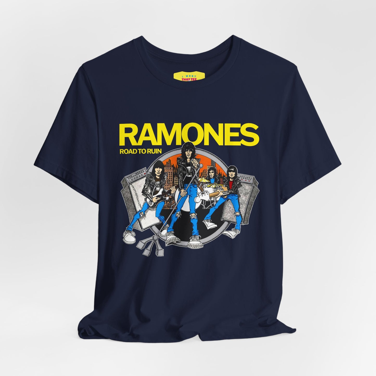 RAMONES ROAD TO RUIN COVER ALBUM (Unisex Softstyle T-Shirt)