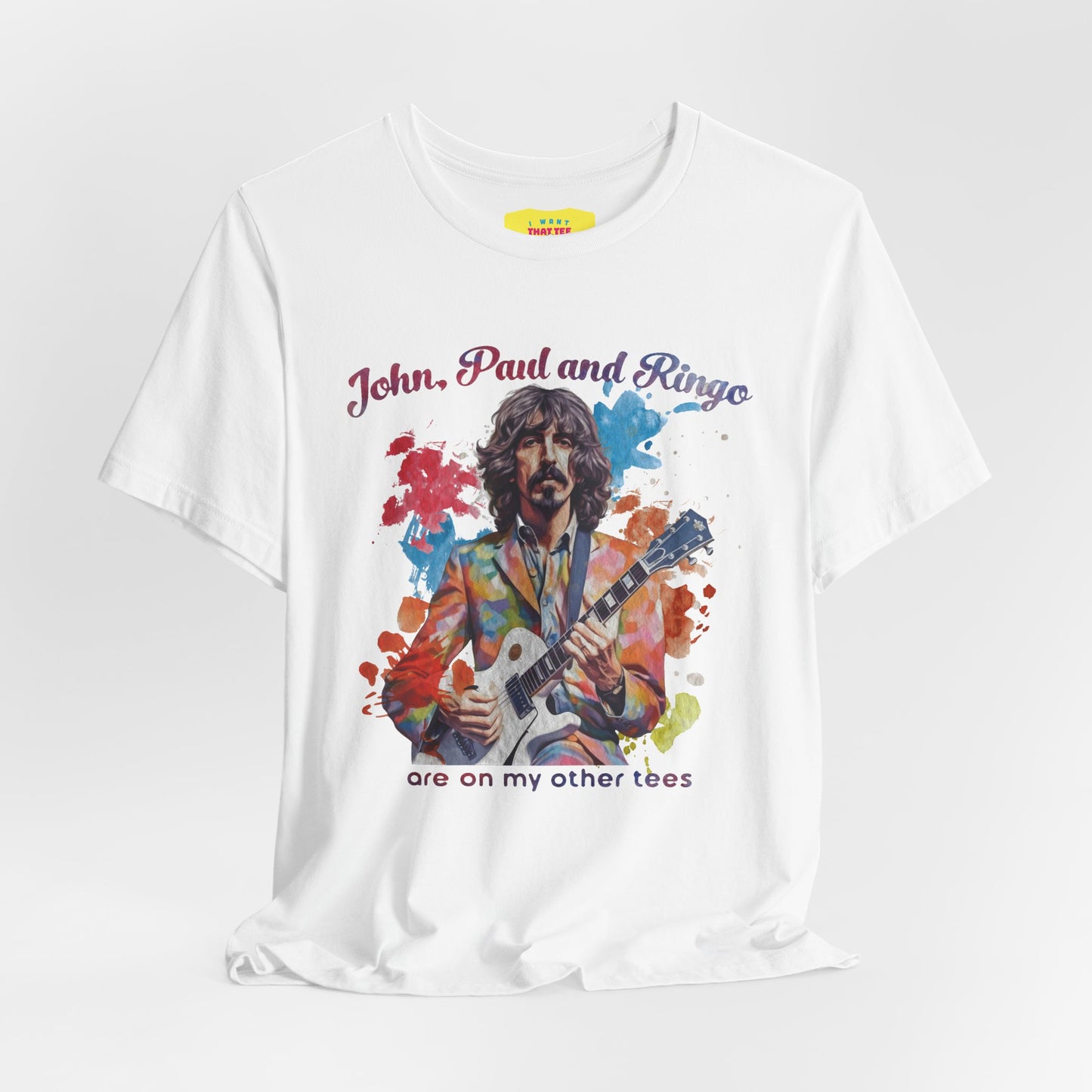 JOHN, PAUL AND RINGO ARE ON MY OTHER TEES - (Unisex Softstyle T-Shirt)