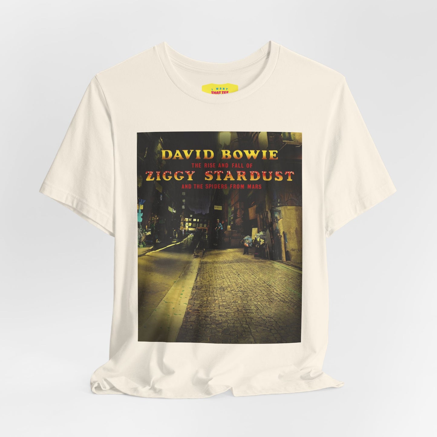 ZIGGY STARDUST - DAVID BOWIE (Unisex Jersey Short Sleeve Tee)