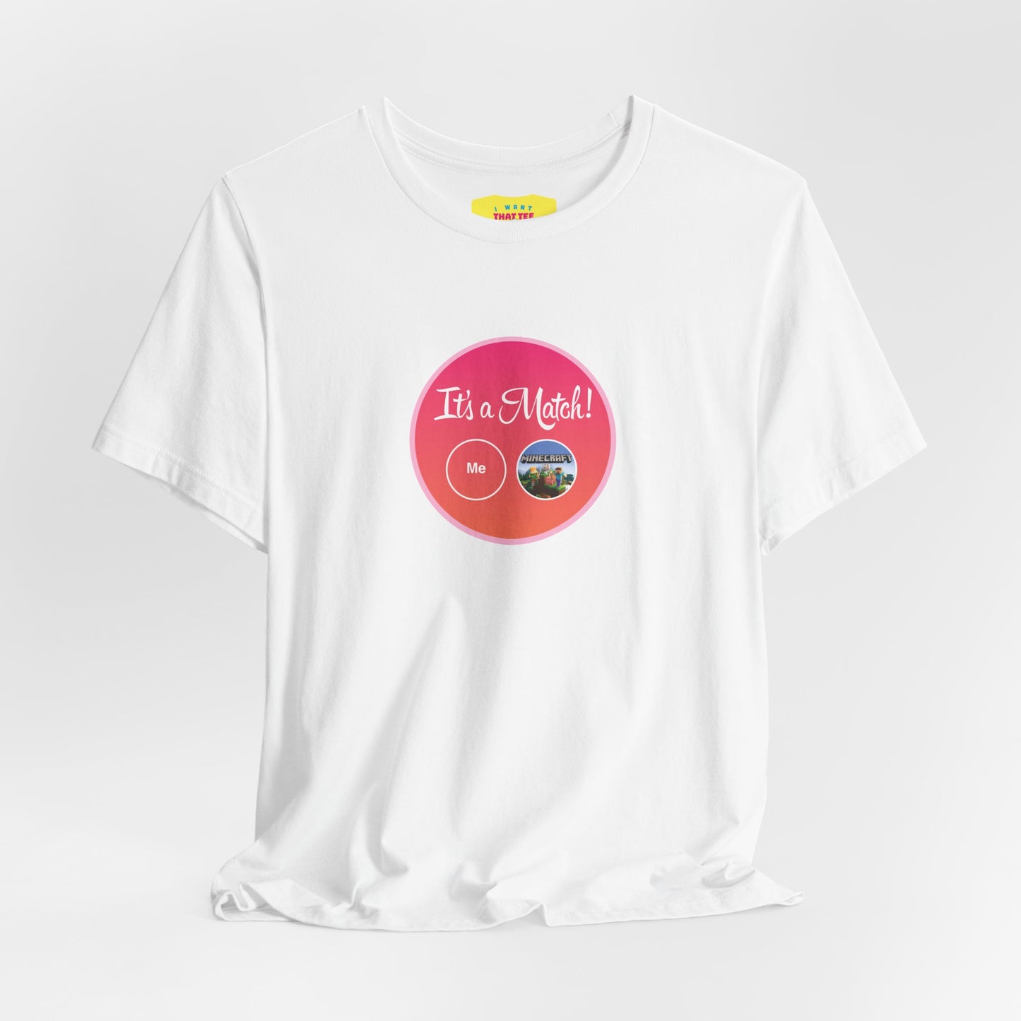 MINECRAFT TINDER MATCH (Unisex Softstyle T-Shirt)