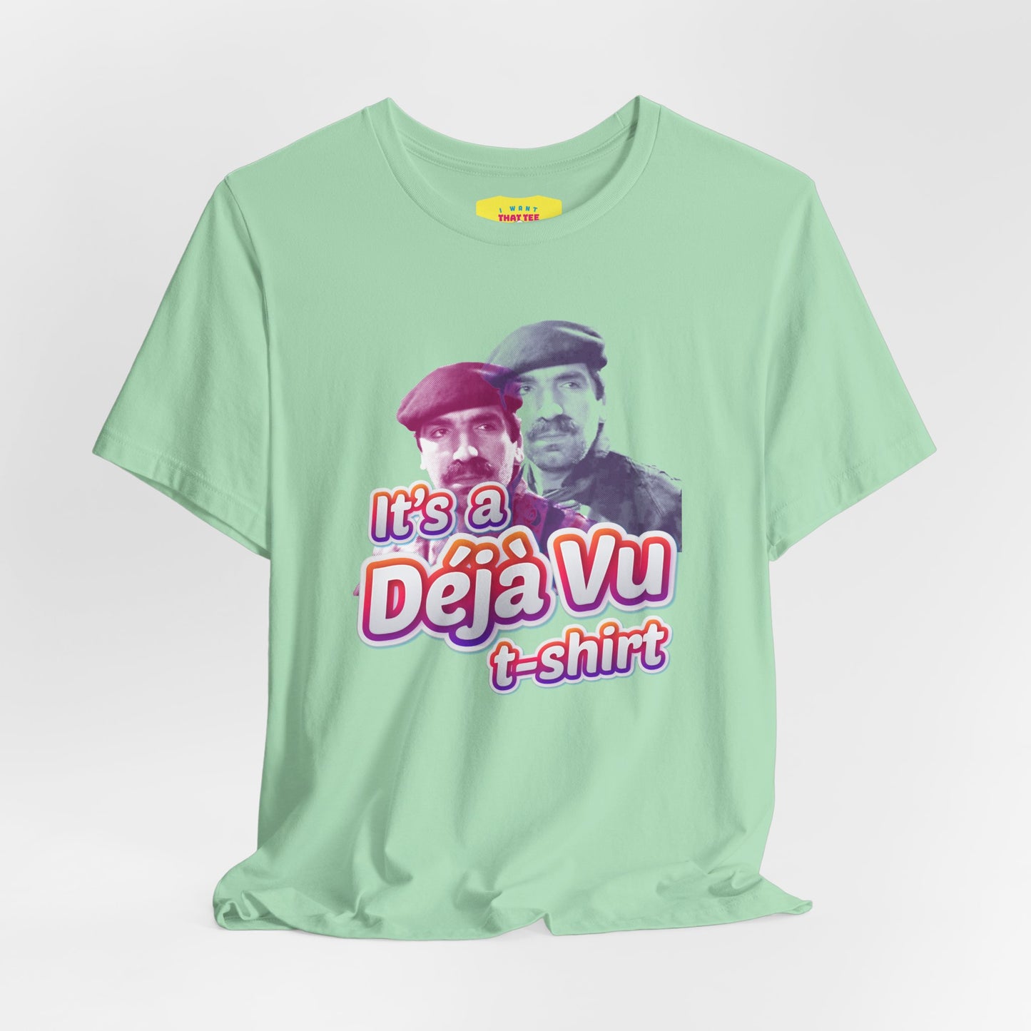 IT'S A DÉJÀ VU T-SHIRT - TOP SECRET MOVIE CHARACTER JOKE (Unisex Softstyle T-Shirt)