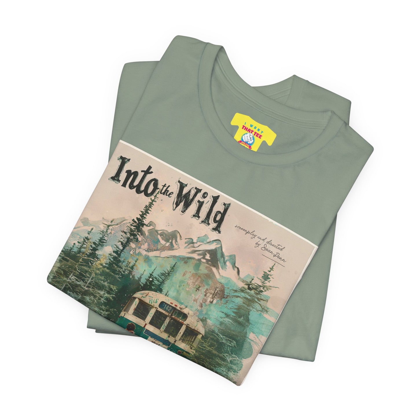 INTO THE WILD - ALTERNATIVE MOVIE POSTER (Unisex Jersey Short Sleeve Tee)