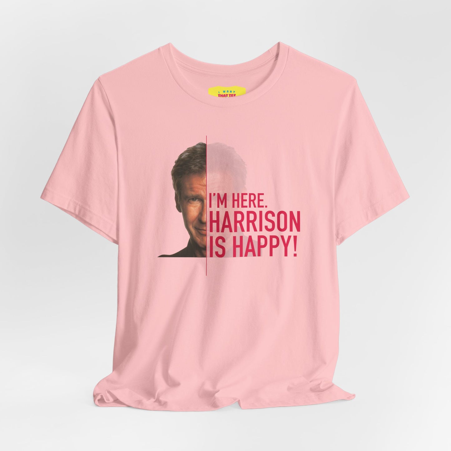 HARRISON FORD TWO FACES JOKE (Unisex Jersey Short Sleeve Tee)