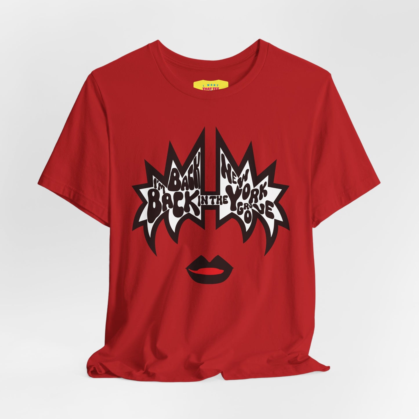 BACK IN THE NY GROOVE - KISS / ACE FREHLEY ( Unisex Jersey Short Sleeve Tee)