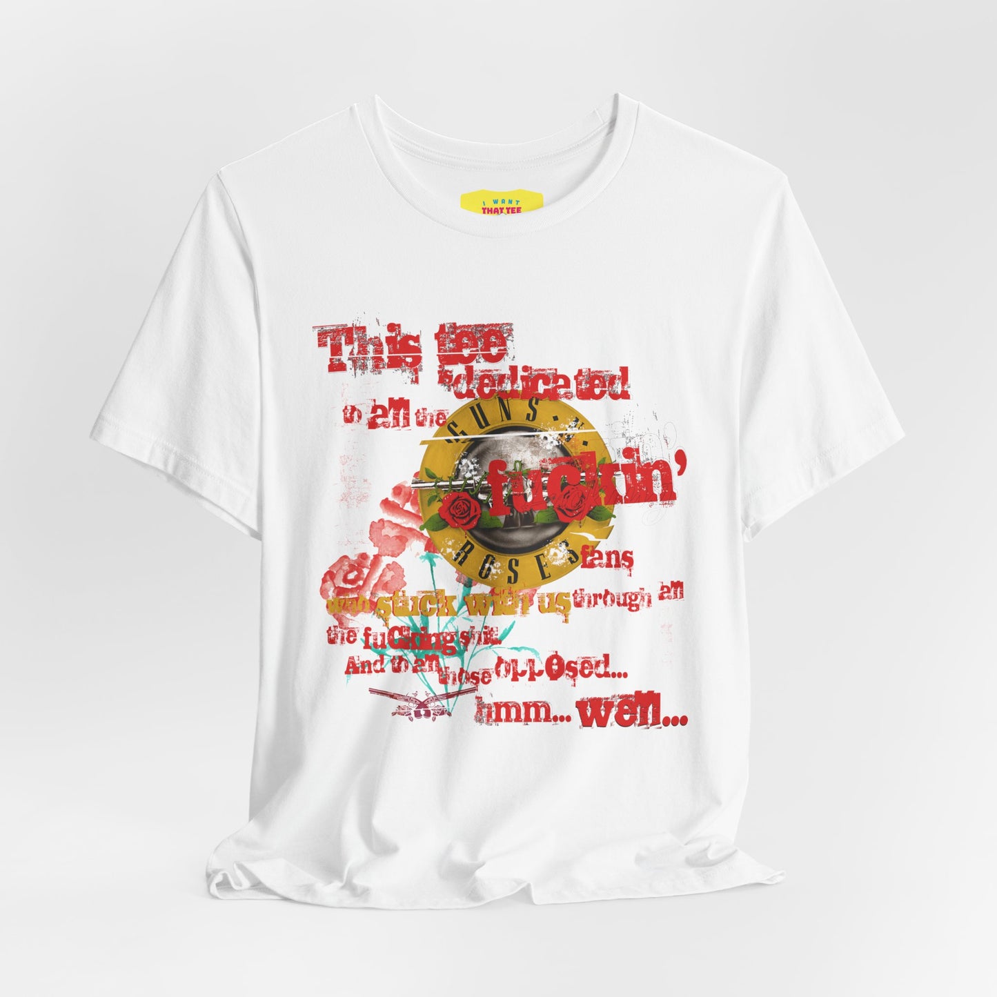 GUNS N ROSES - GET IN THE RING (Unisex Softstyle T-Shirt)