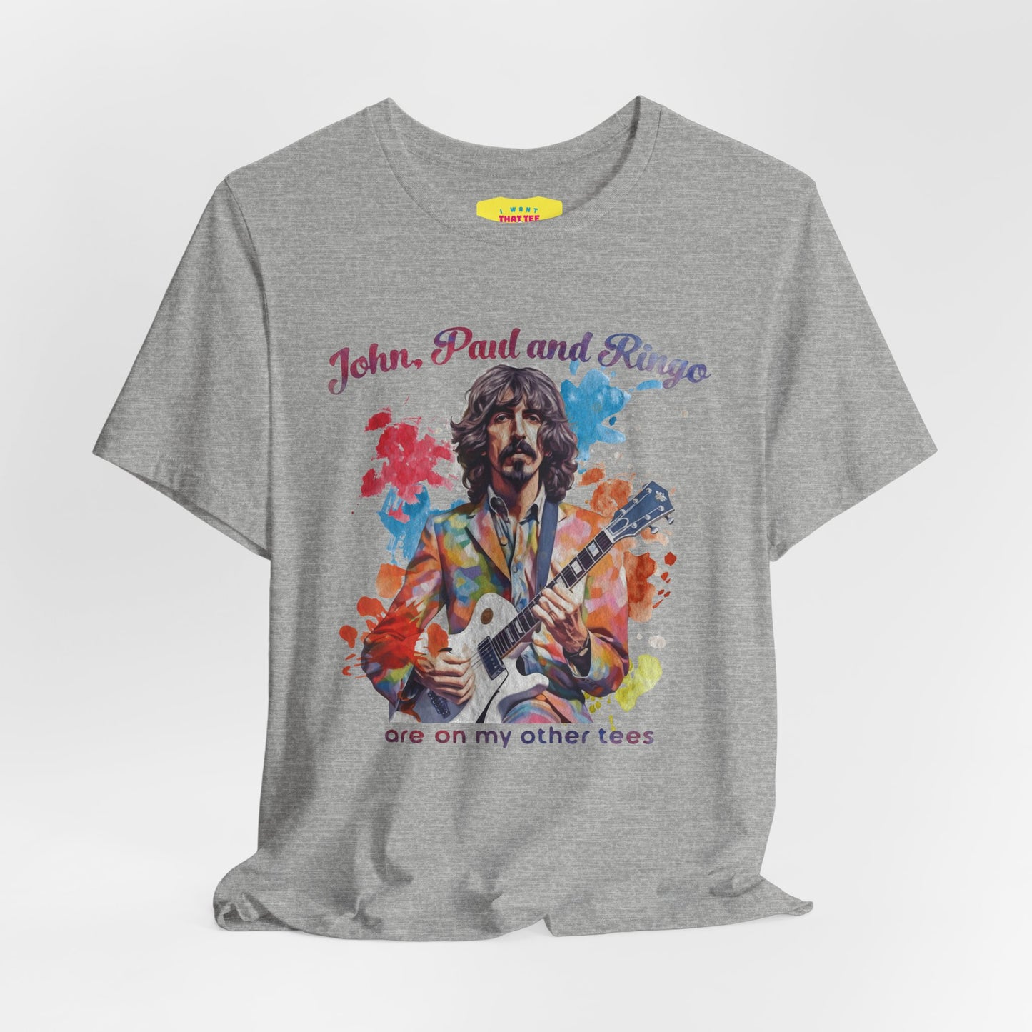 JOHN, PAUL AND RINGO ARE ON MY OTHER TEES - (Unisex Softstyle T-Shirt)