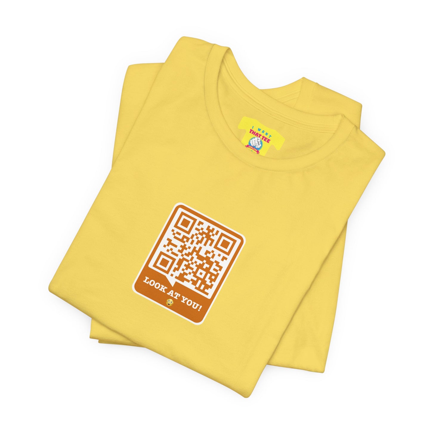 LOOK AT YOU! - PORN QR JOKE (Unisex Softstyle T-Shirt)