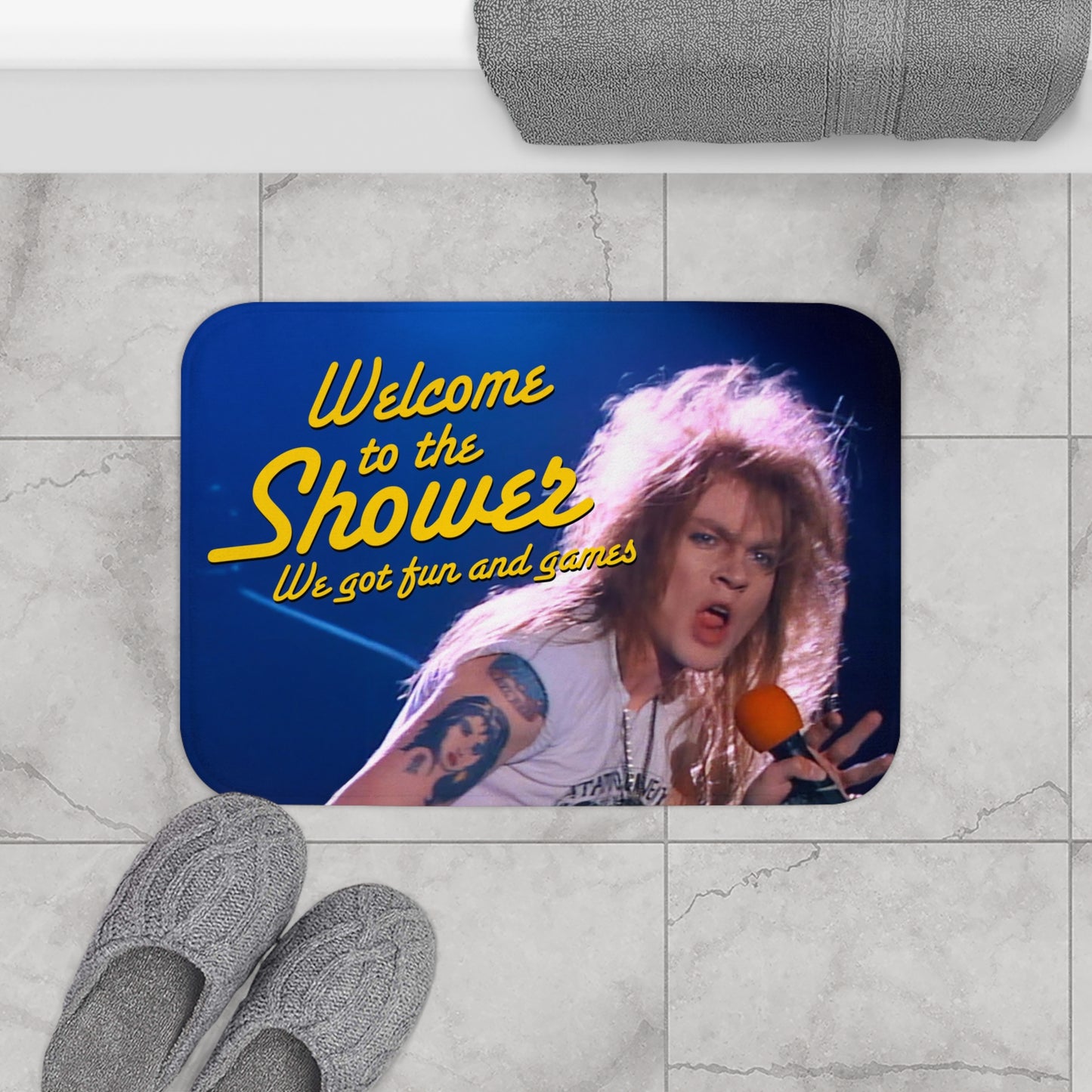 WELCOME TO THE SHOWER - AXL BATH MAT