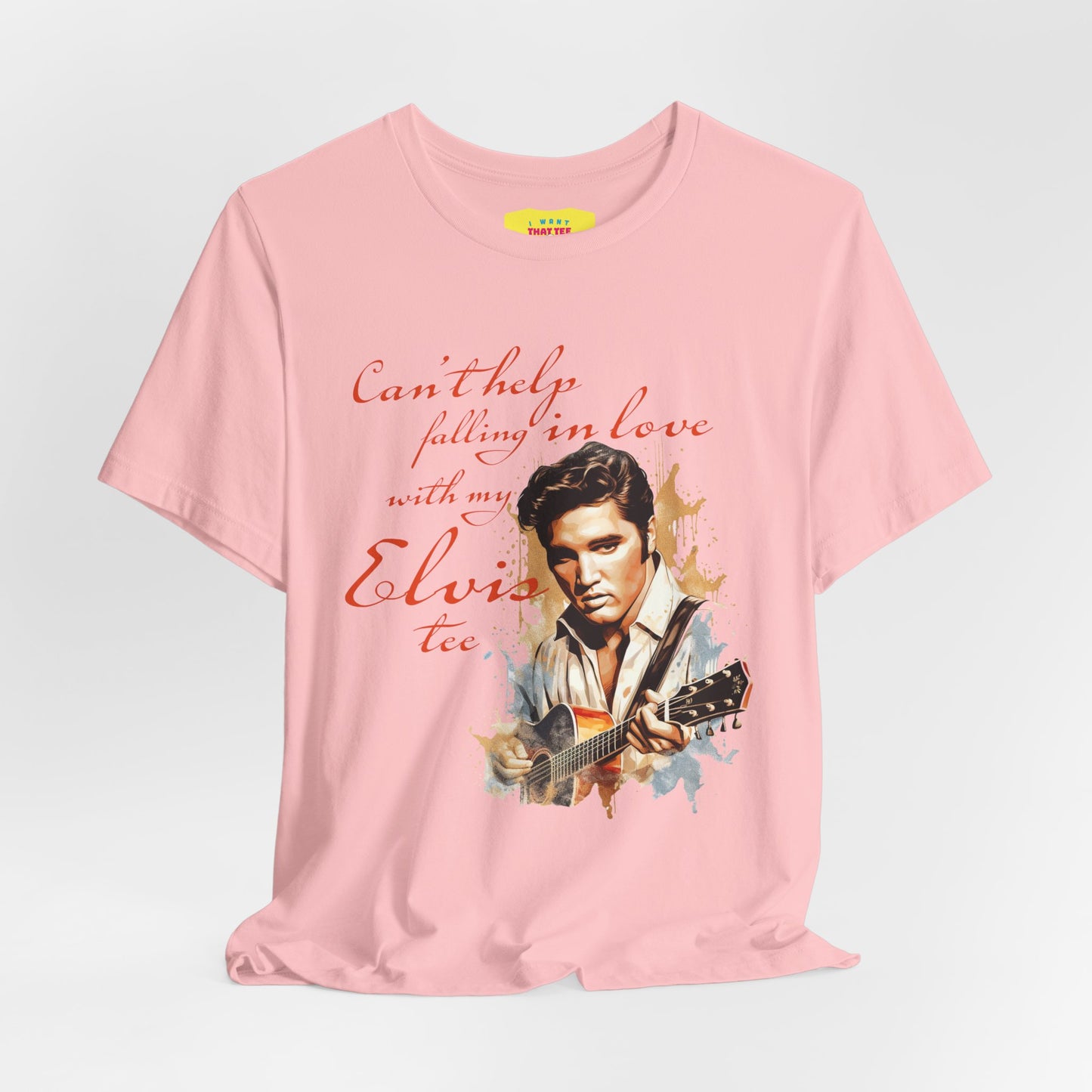 CAN'T HELP FALLING IN LOVE WITH MY ELVIS TEE (Unisex Jersey Short Sleeve Tee)