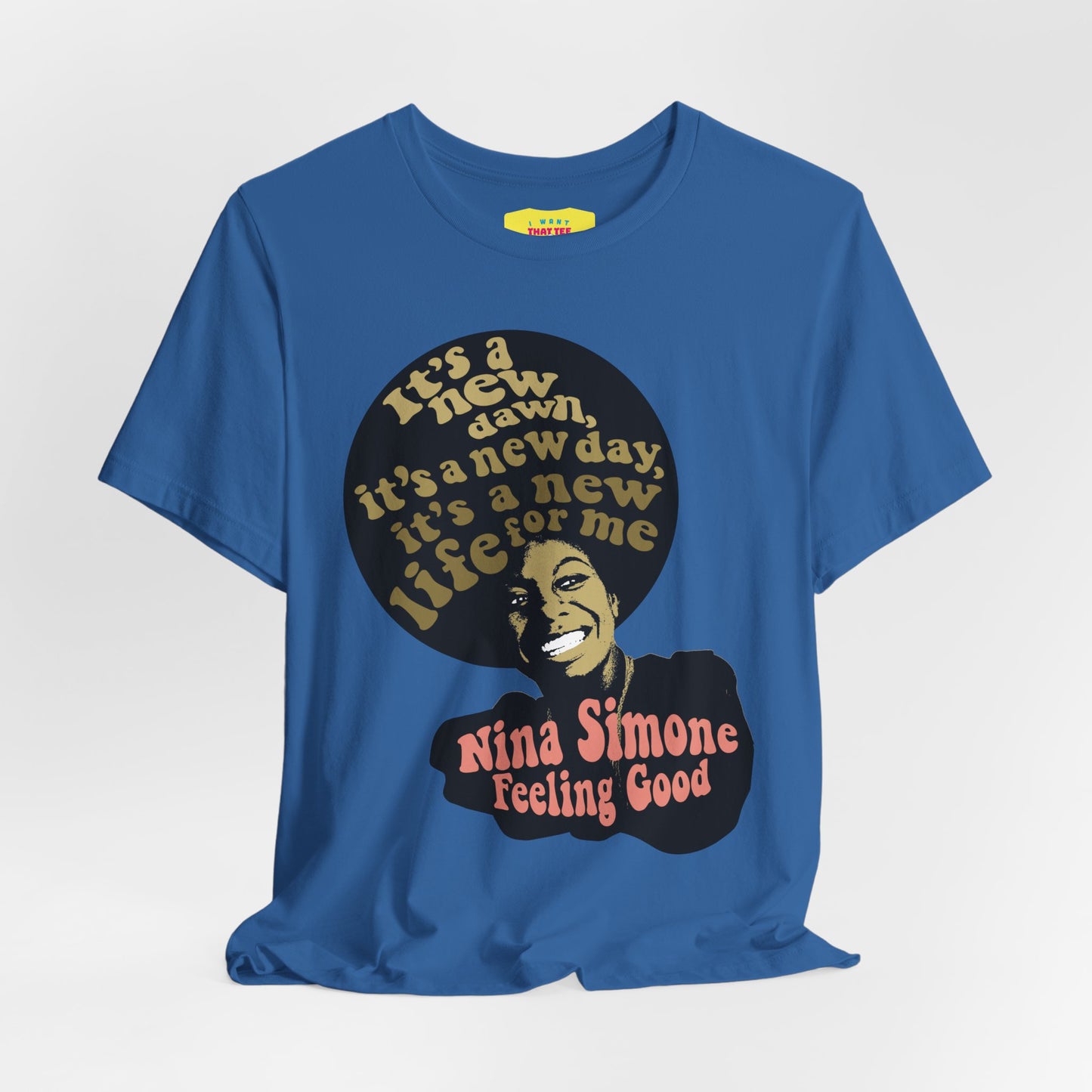 NINA SIMONE - FEELING GOOD (Unisex Jersey Short Sleeve Tee)