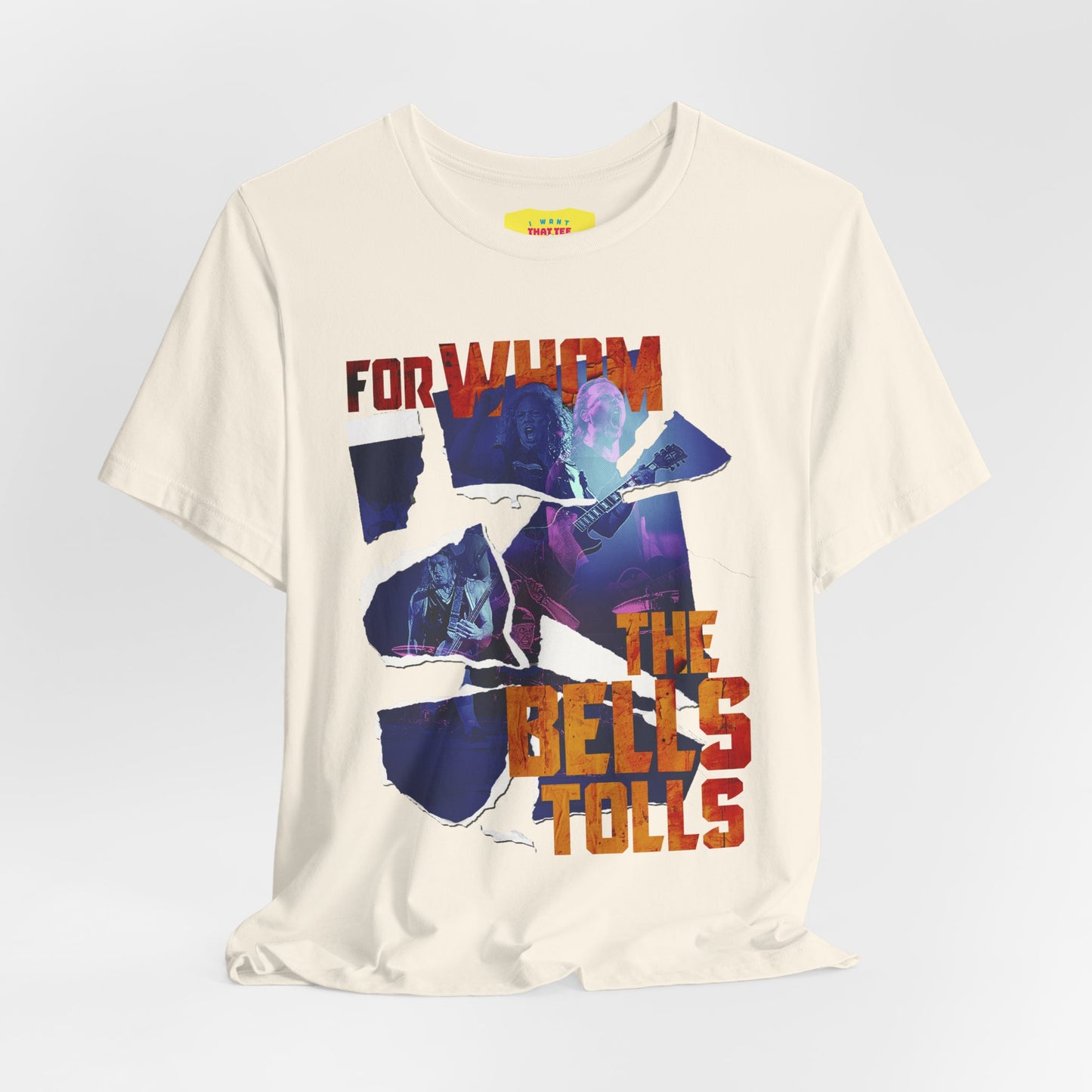 FOR WHOM THE BELLS TOLLS - METALLICA (Unisex Jersey Short Sleeve Tee)