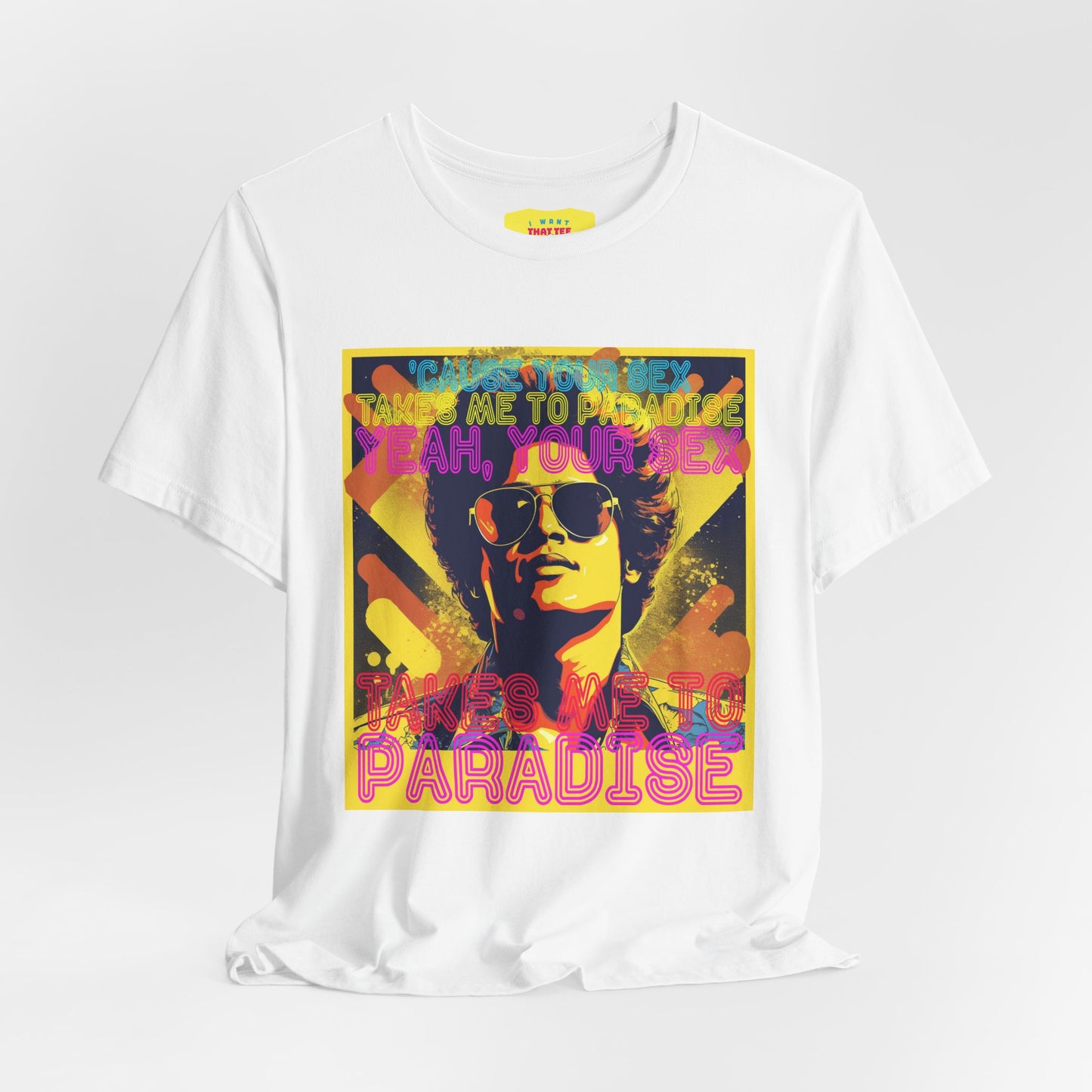 BRUNO MARS - CAUSE YOUR SEX TAKES ME TO PARADISE (Unisex Softstyle T-Shirt)