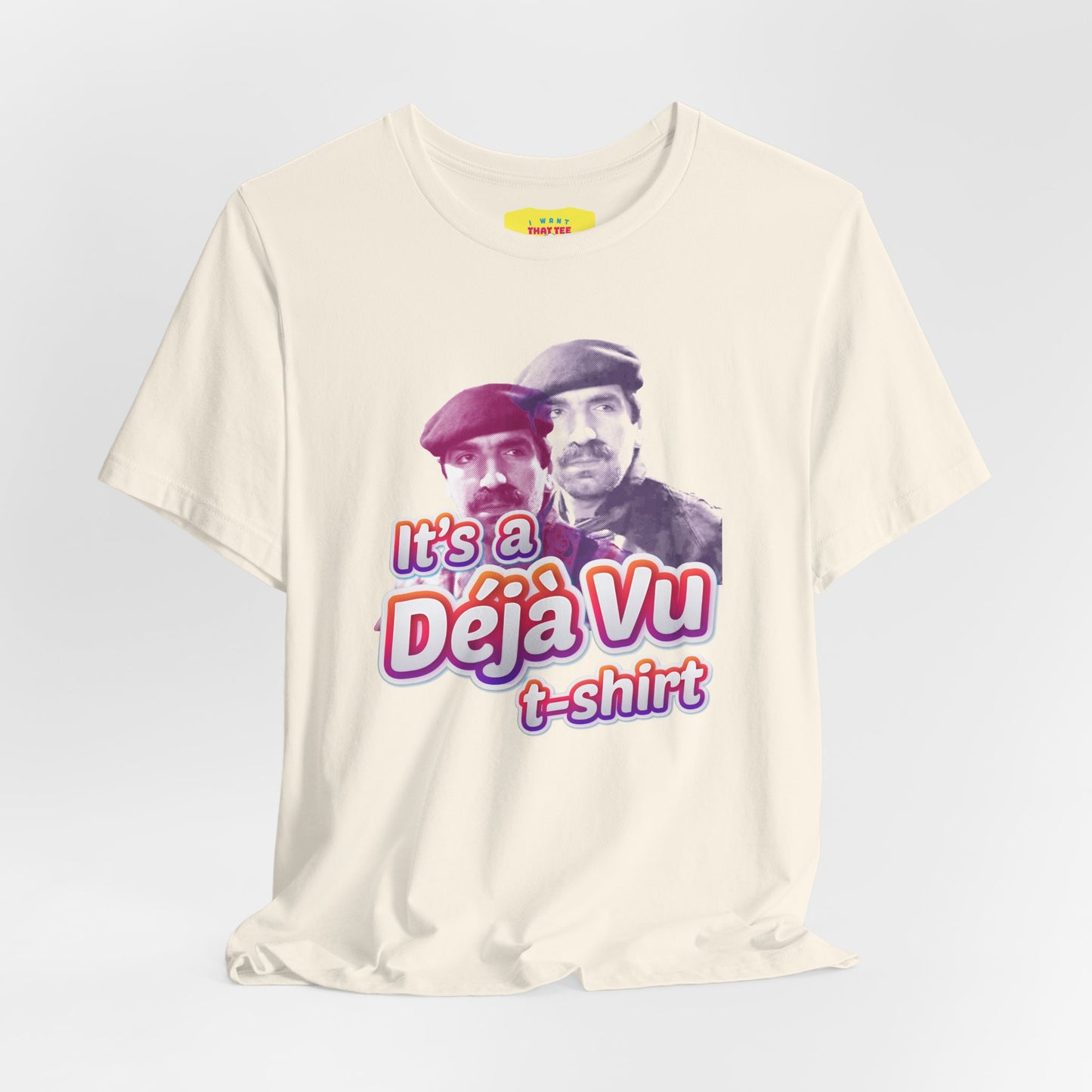 IT'S A DÉJÀ VU T-SHIRT - TOP SECRET MOVIE CHARACTER JOKE (Unisex Softstyle T-Shirt)