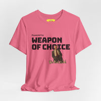 POWERED BY WEAPON OF CHOICE - FATBOY SLIM (Unisex Softstyle T-Shirt)