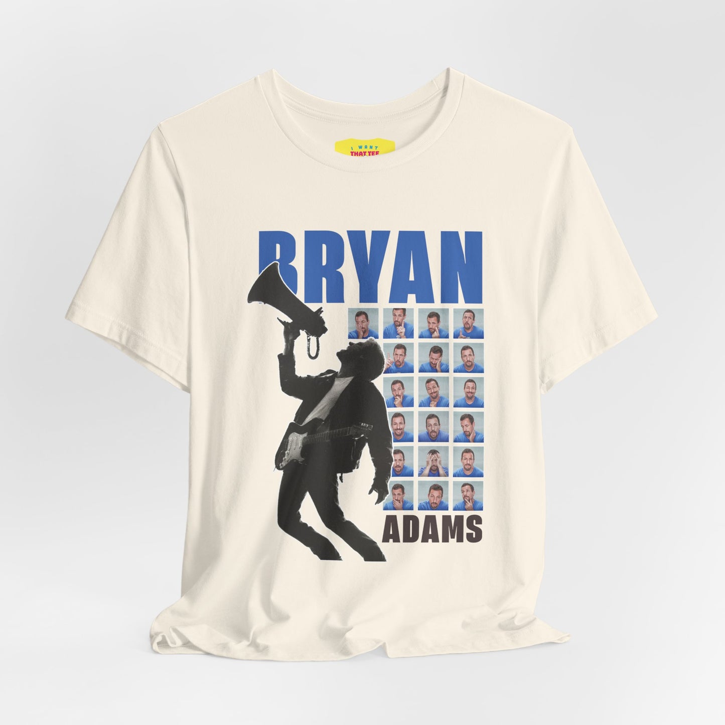 BRYAN ADAMS - ADAM SANDLER JOKE (Unisex Jersey Short Sleeve Tee)