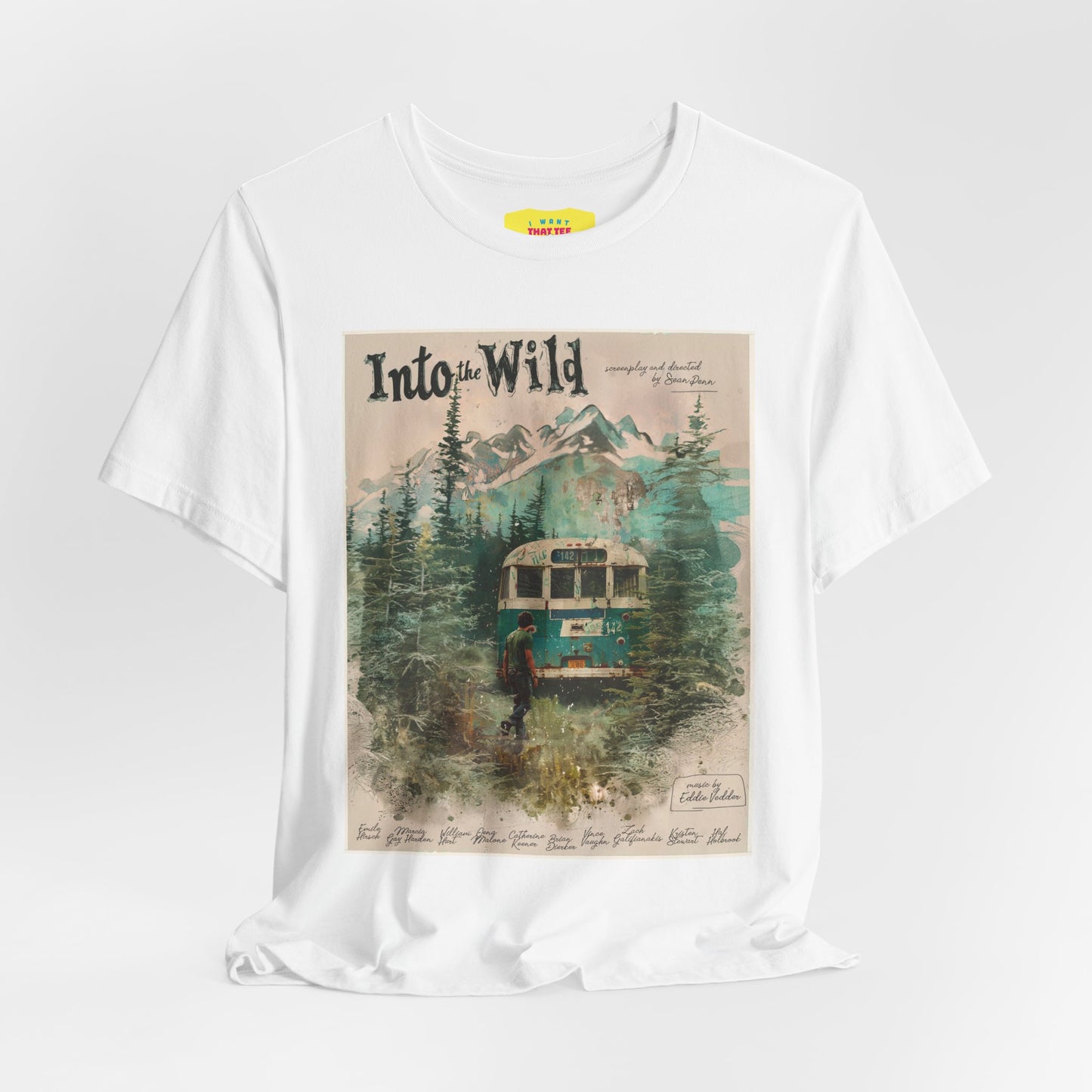 INTO THE WILD - ALTERNATIVE MOVIE POSTER (Unisex Jersey Short Sleeve Tee)