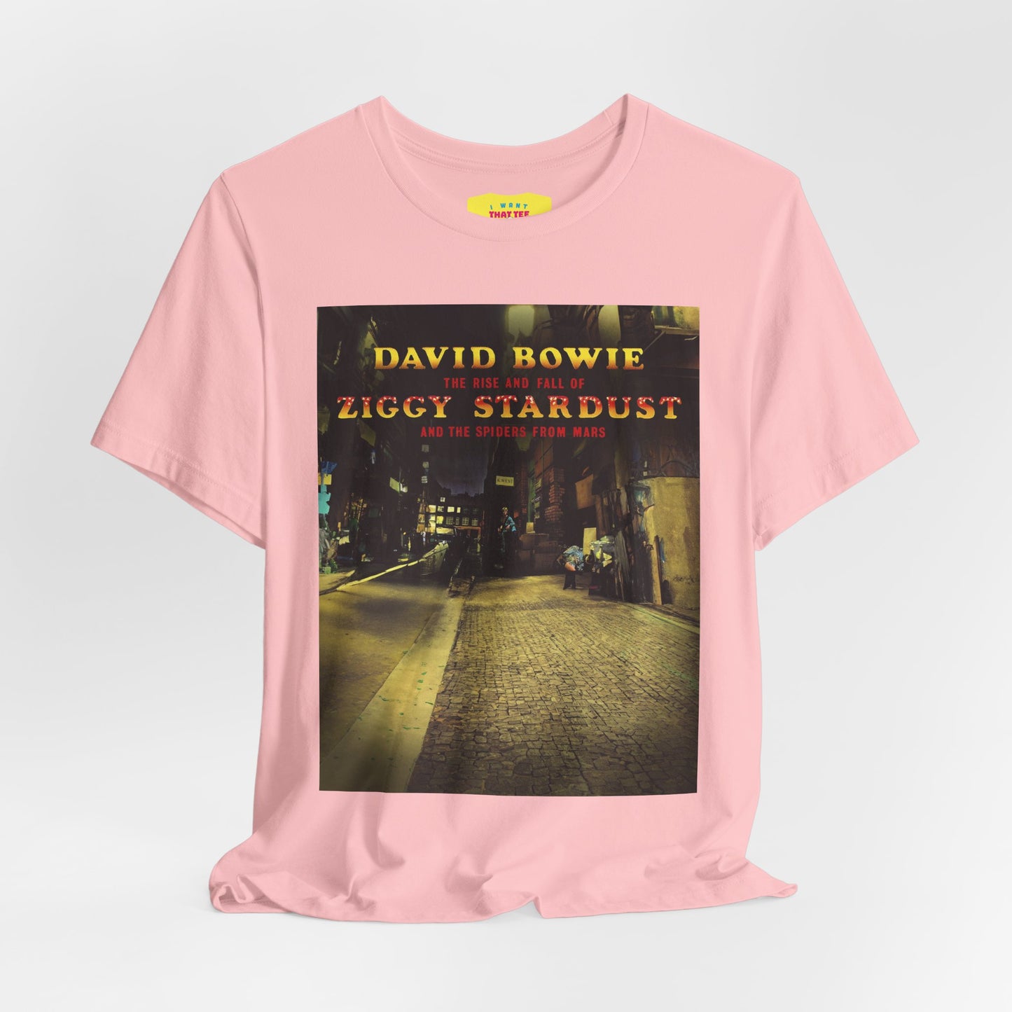 ZIGGY STARDUST - DAVID BOWIE (Unisex Jersey Short Sleeve Tee)