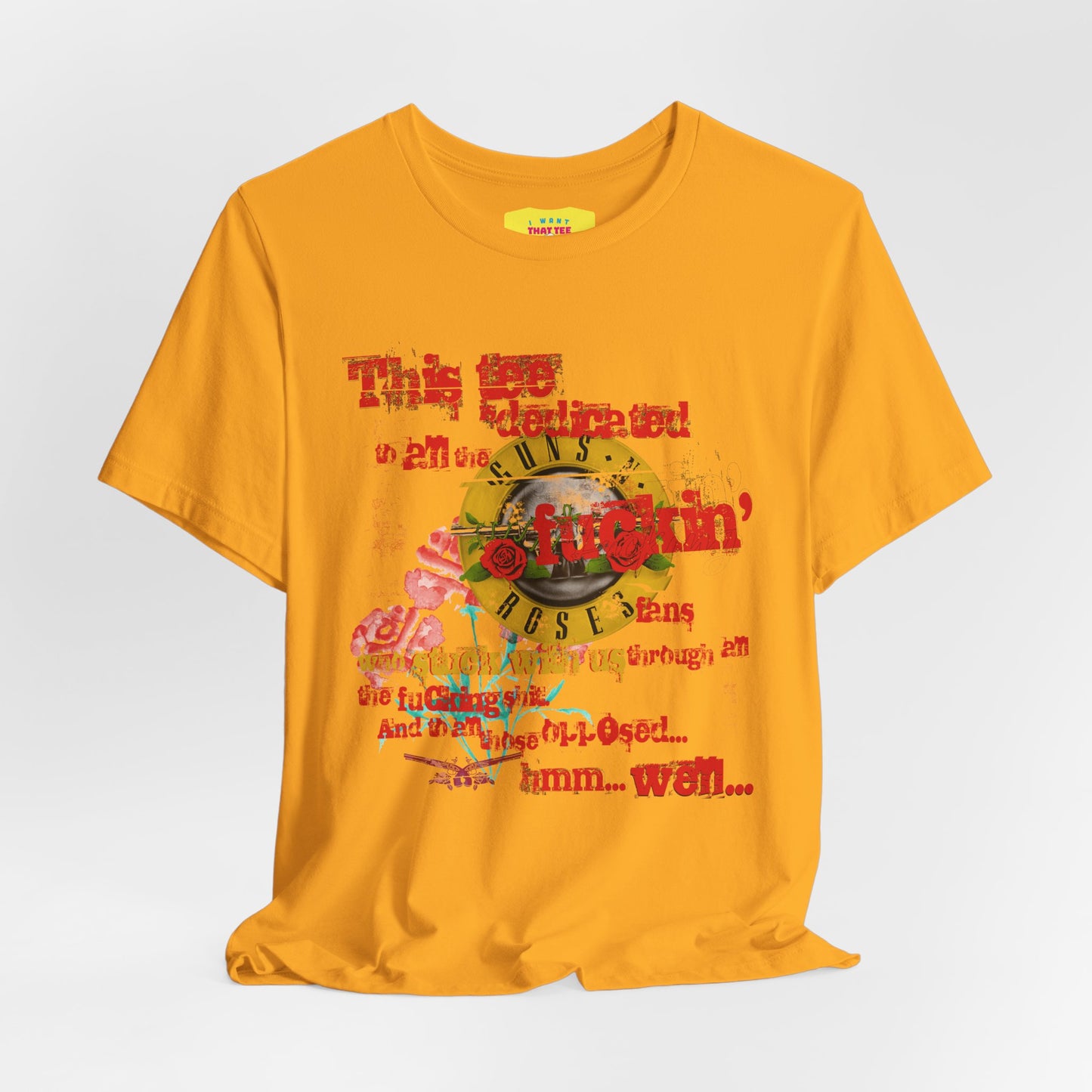 GUNS N ROSES - GET IN THE RING (Unisex Softstyle T-Shirt)