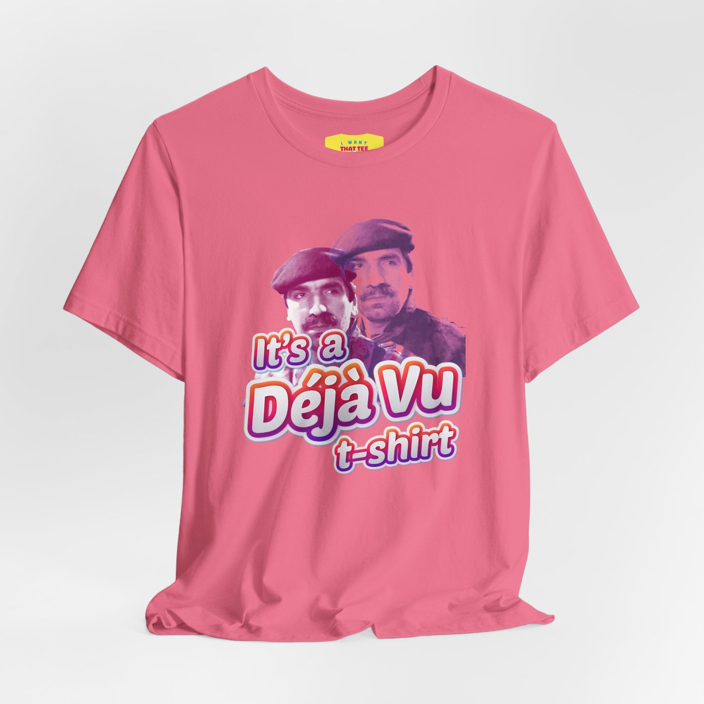 IT'S A DÉJÀ VU T-SHIRT - TOP SECRET MOVIE CHARACTER JOKE (Unisex Softstyle T-Shirt)