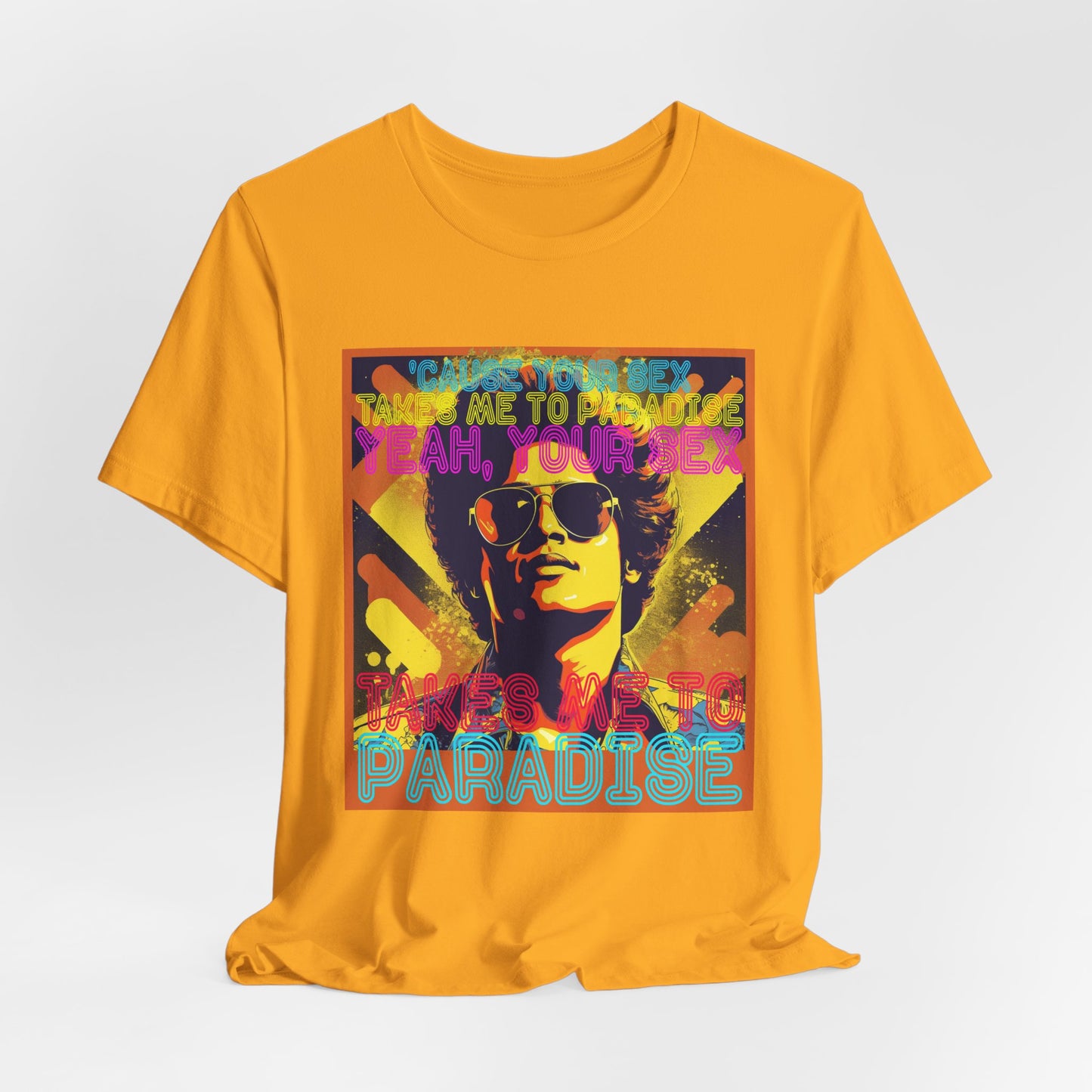 BRUNO MARS - CAUSE YOUR SEX TAKES ME TO PARADISE (Unisex Softstyle T-Shirt)