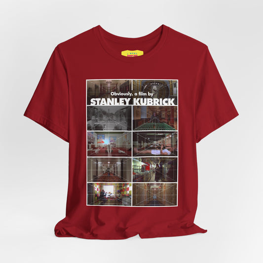 OBVIOUSLY A FILM BY STANLEY KUBRICK - STANLEY KUBRICK PERSPECTIVE (Unisex Jersey Short Sleeve Tee)