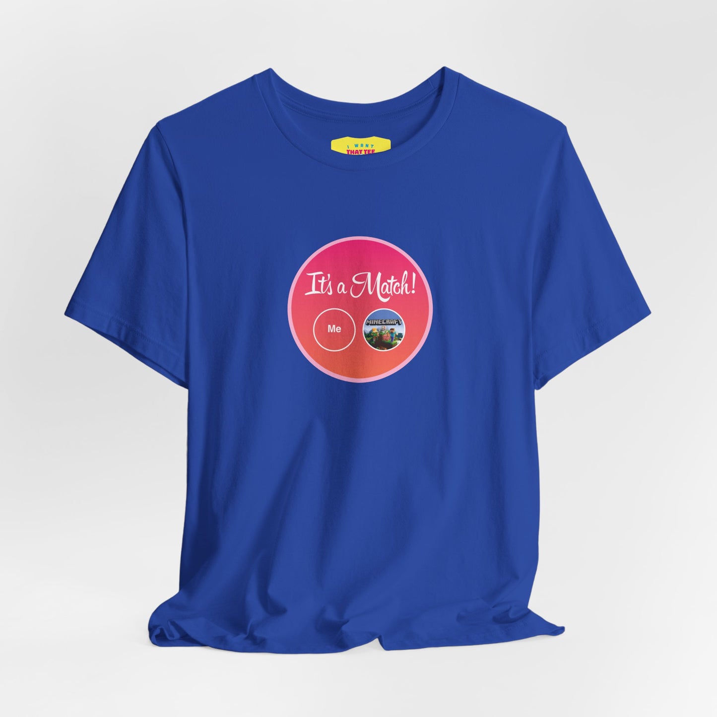 MINECRAFT TINDER MATCH (Unisex Softstyle T-Shirt)