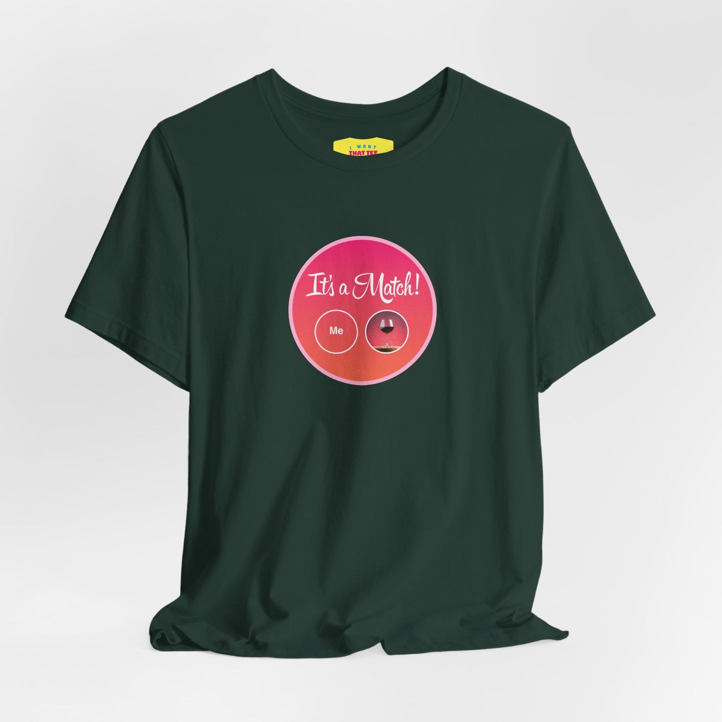 WINE TINDER MATCH (Unisex Softstyle T-Shirt)