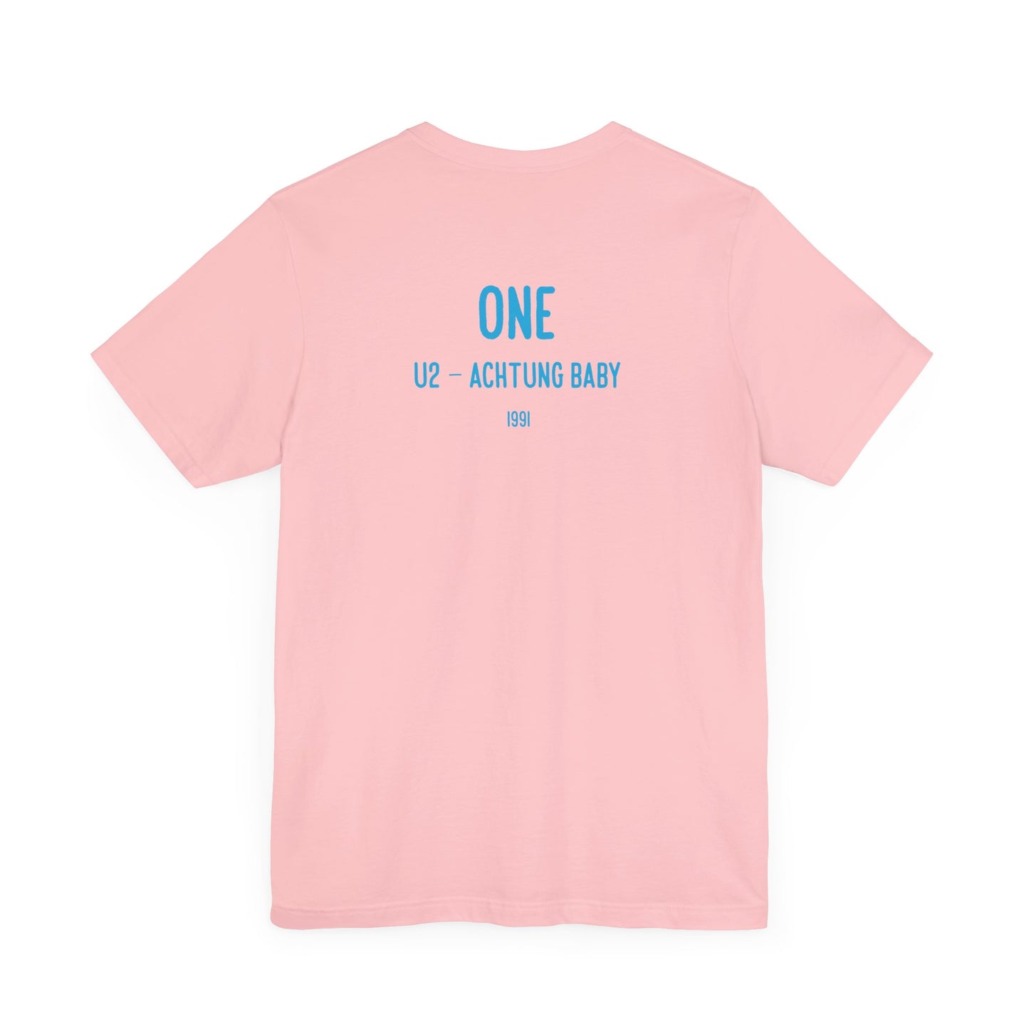 ONE - U2 LYRICS (Unisex Jersey Short Sleeve Tee)