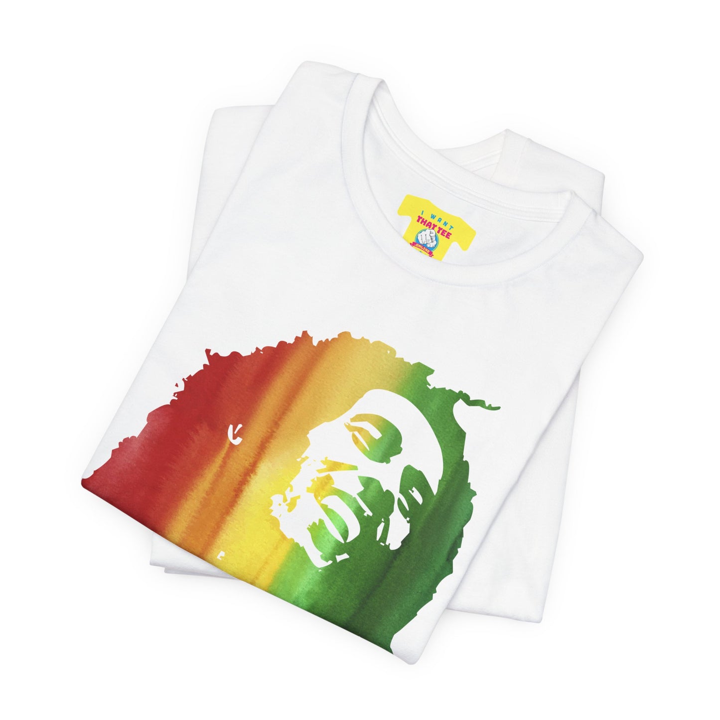 THREE LITTLE BIRDS - B0B MARLEY (Unisex Jersey Short Sleeve Tee)