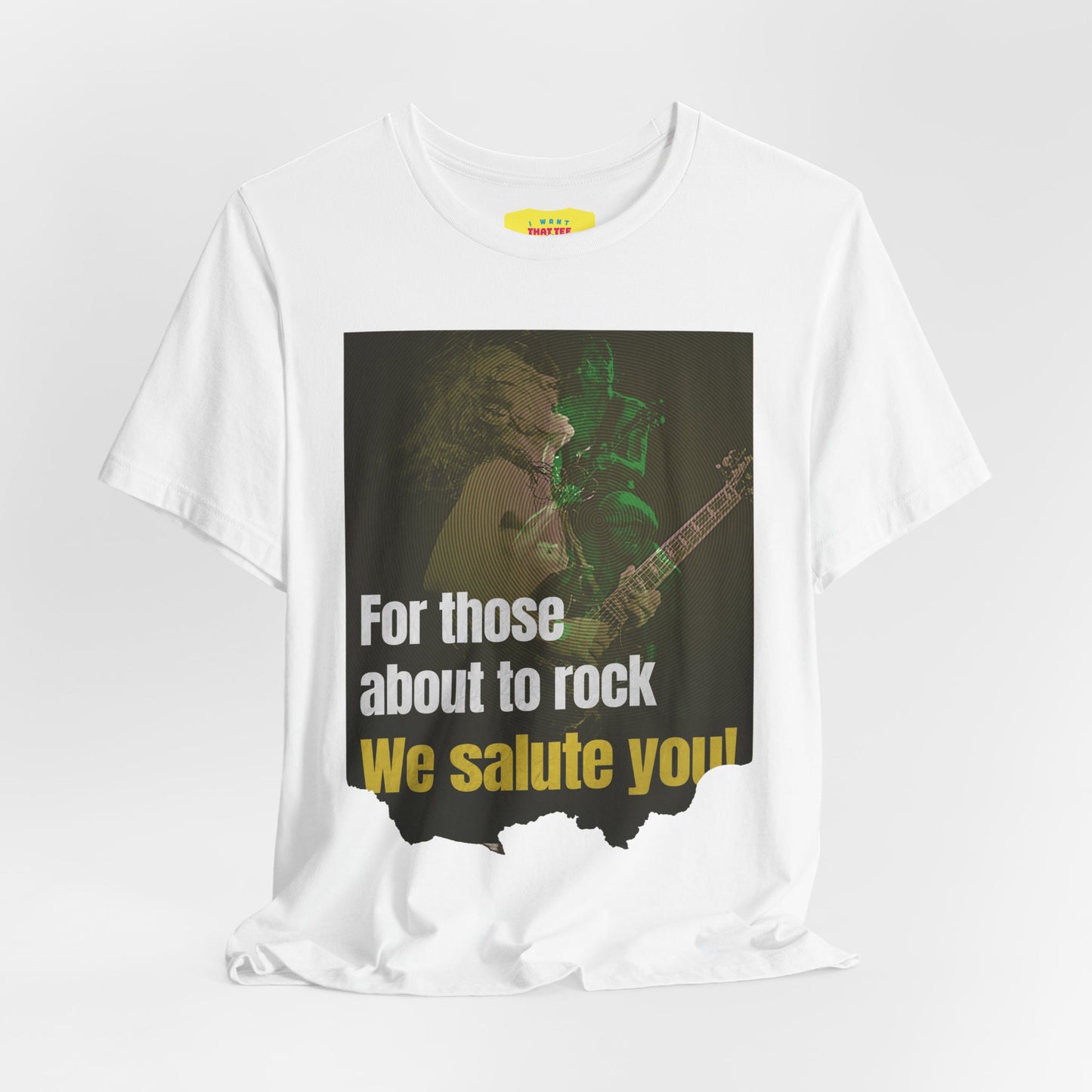 FOR THOSE ABOUT TO ROCK - AC/DC (Unisex Jersey Short Sleeve Tee)