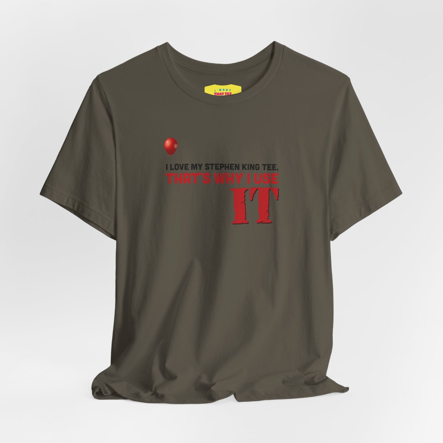 STEPHEN KING'S IT (Unisex Jersey Short Sleeve Tee)