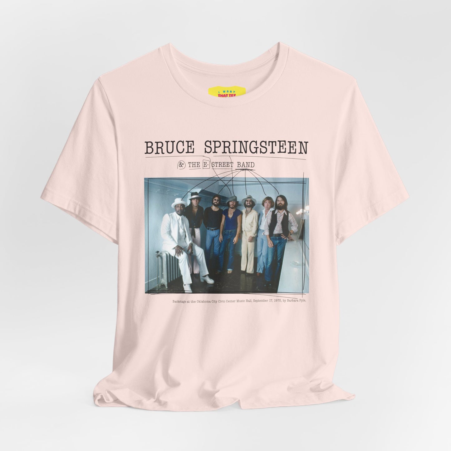 BRUCE SPRINGSTEEN & THE E-STREET BAND (Unisex Jersey Short Sleeve Tee)