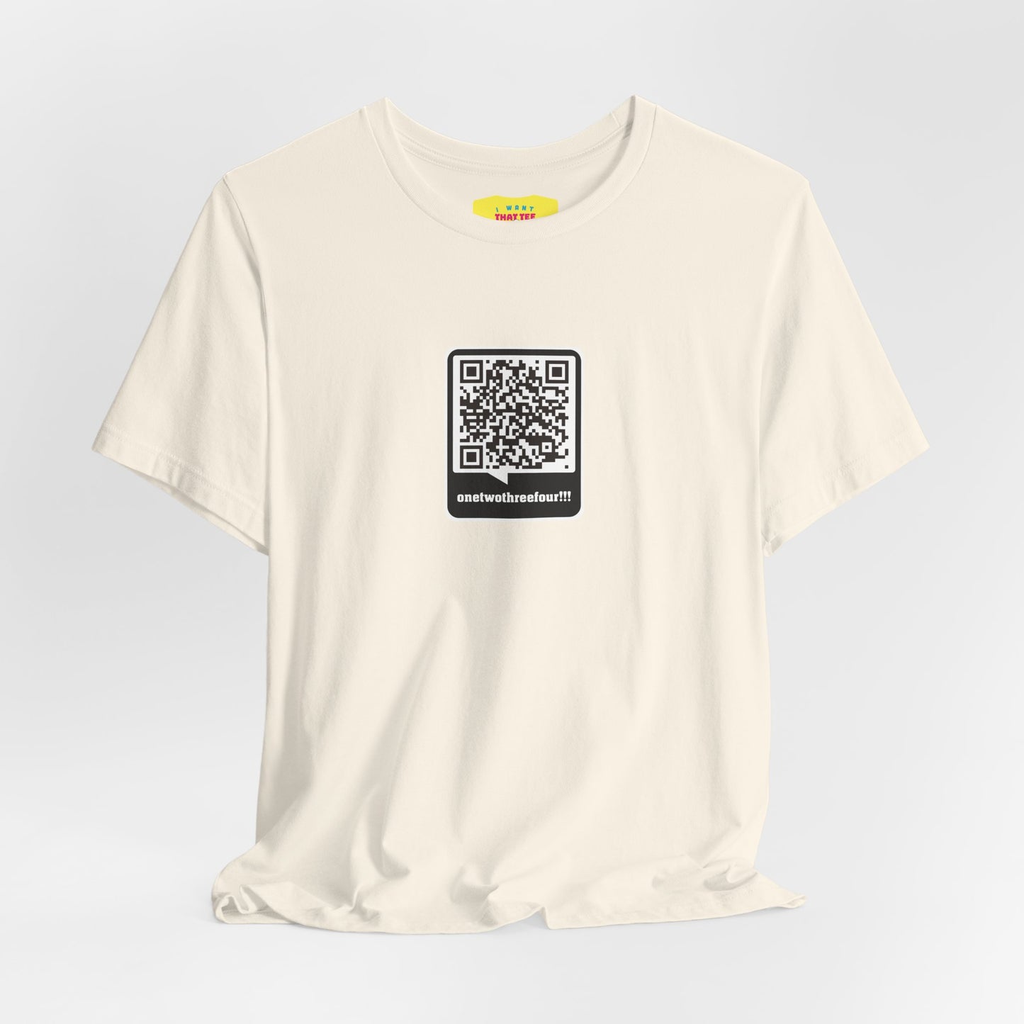 ONETWOTHREEFOUR! - RAMONES QR JOKE (Unisex Softstyle T-Shirt)