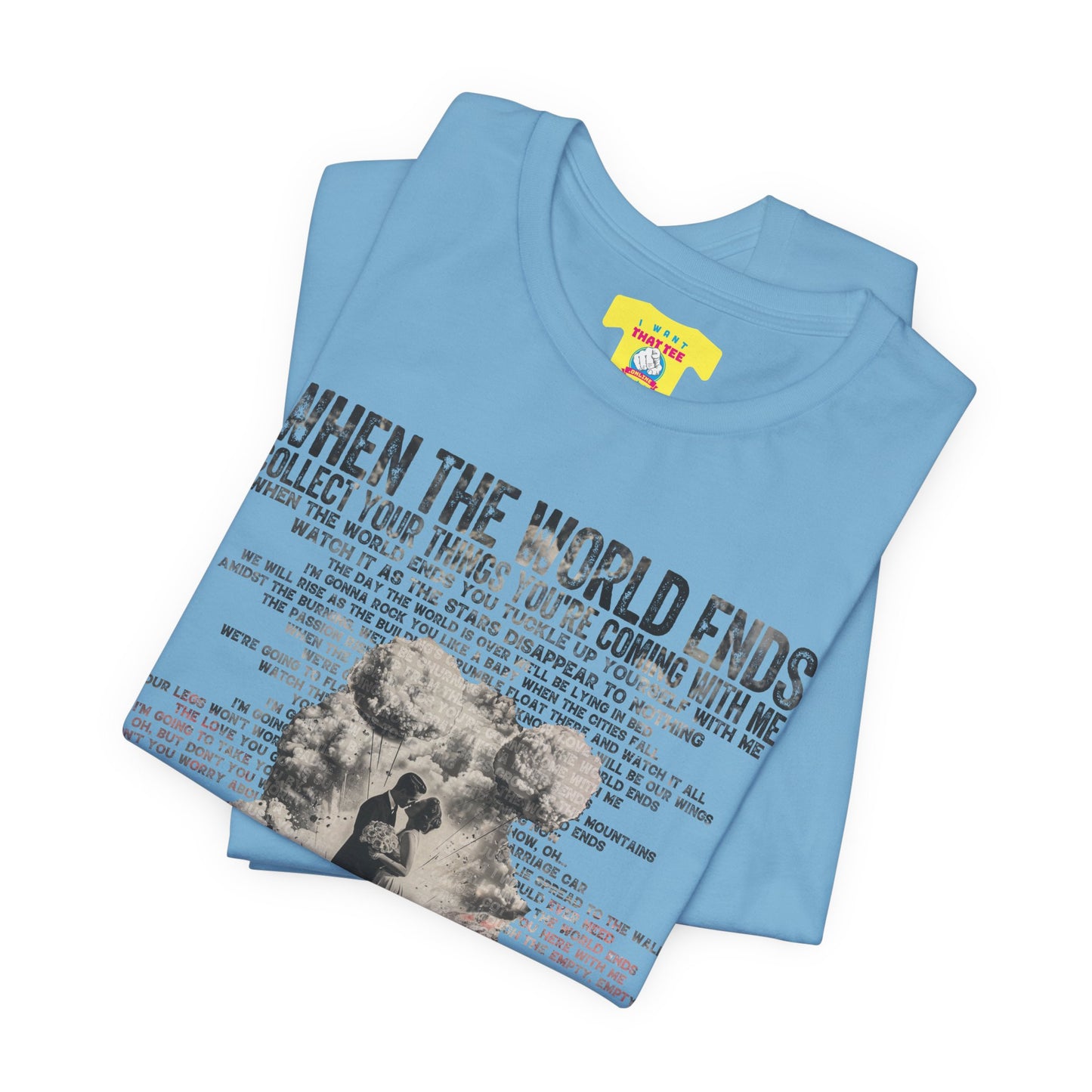 WHEN THE WORLD ENDS - DAVE MATTHEWS BAND (Unisex Jersey Short Sleeve Tee)