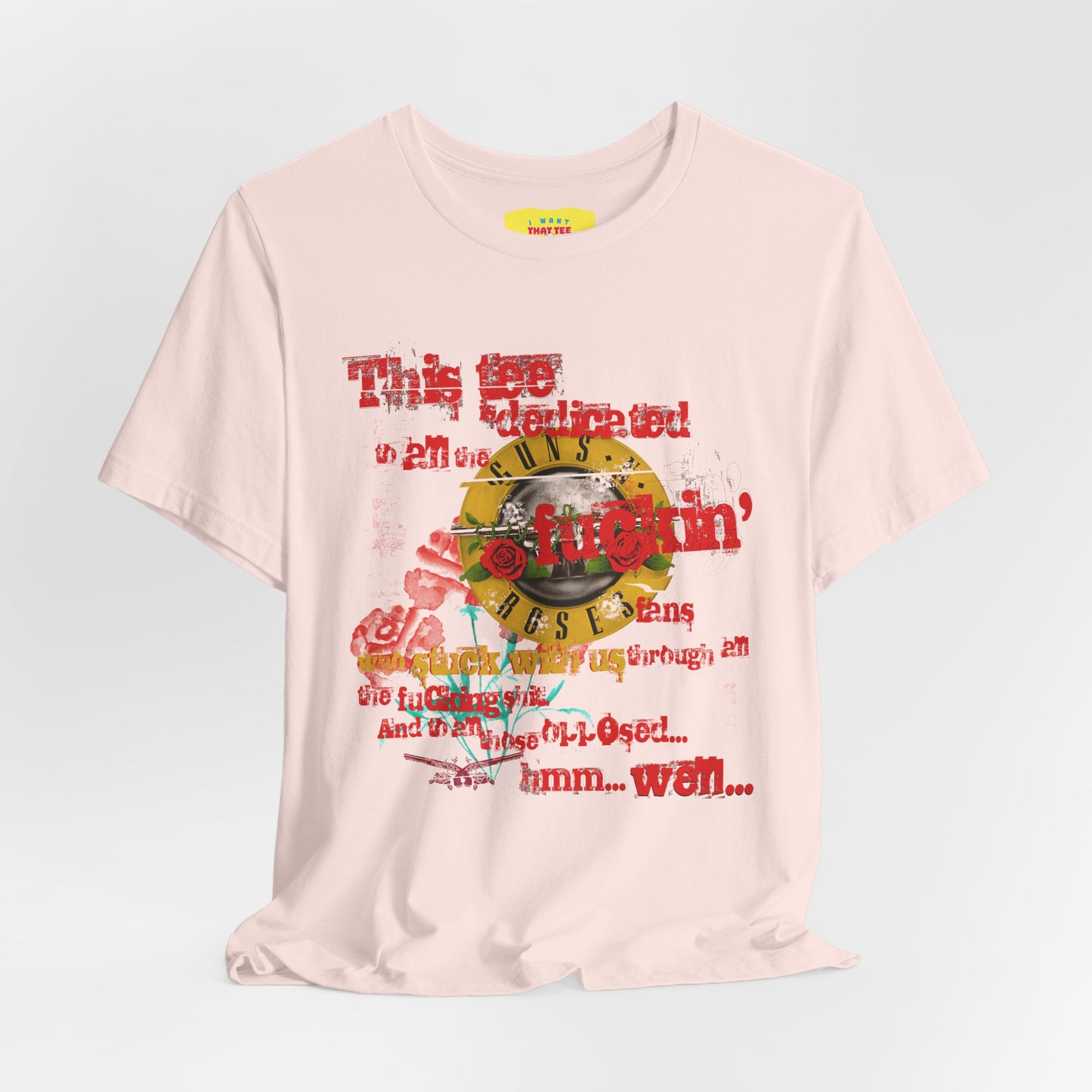 GUNS N ROSES - GET IN THE RING (Unisex Softstyle T-Shirt)