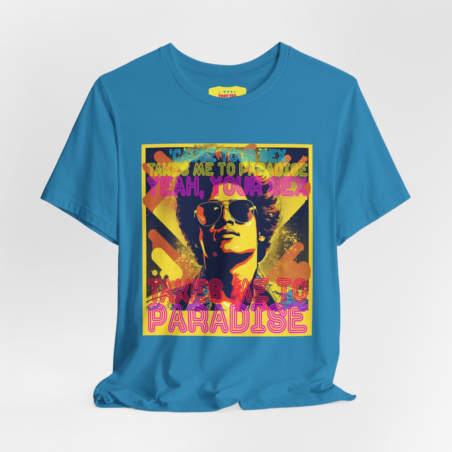 BRUNO MARS - CAUSE YOUR SEX TAKES ME TO PARADISE (Unisex Softstyle T-Shirt)