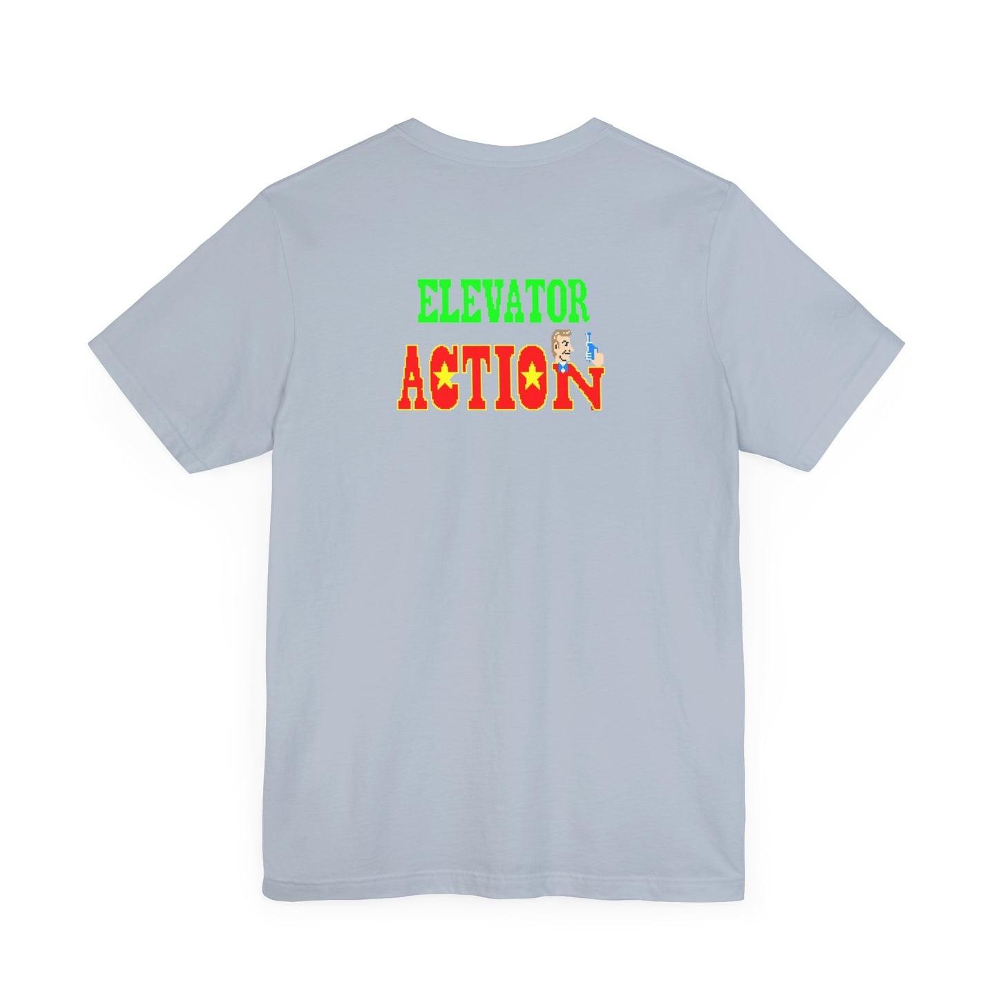 ELEVATOR ACTION ARCADE SCREEN (Unisex Jersey Short Sleeve Tee)