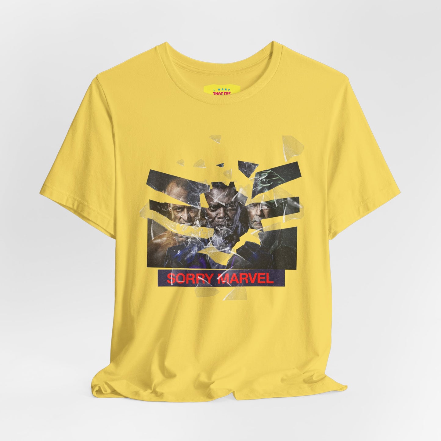 SORRY MARVEL - SHYAMALAN TRILOGY (Unisex Jersey Short Sleeve Tee)