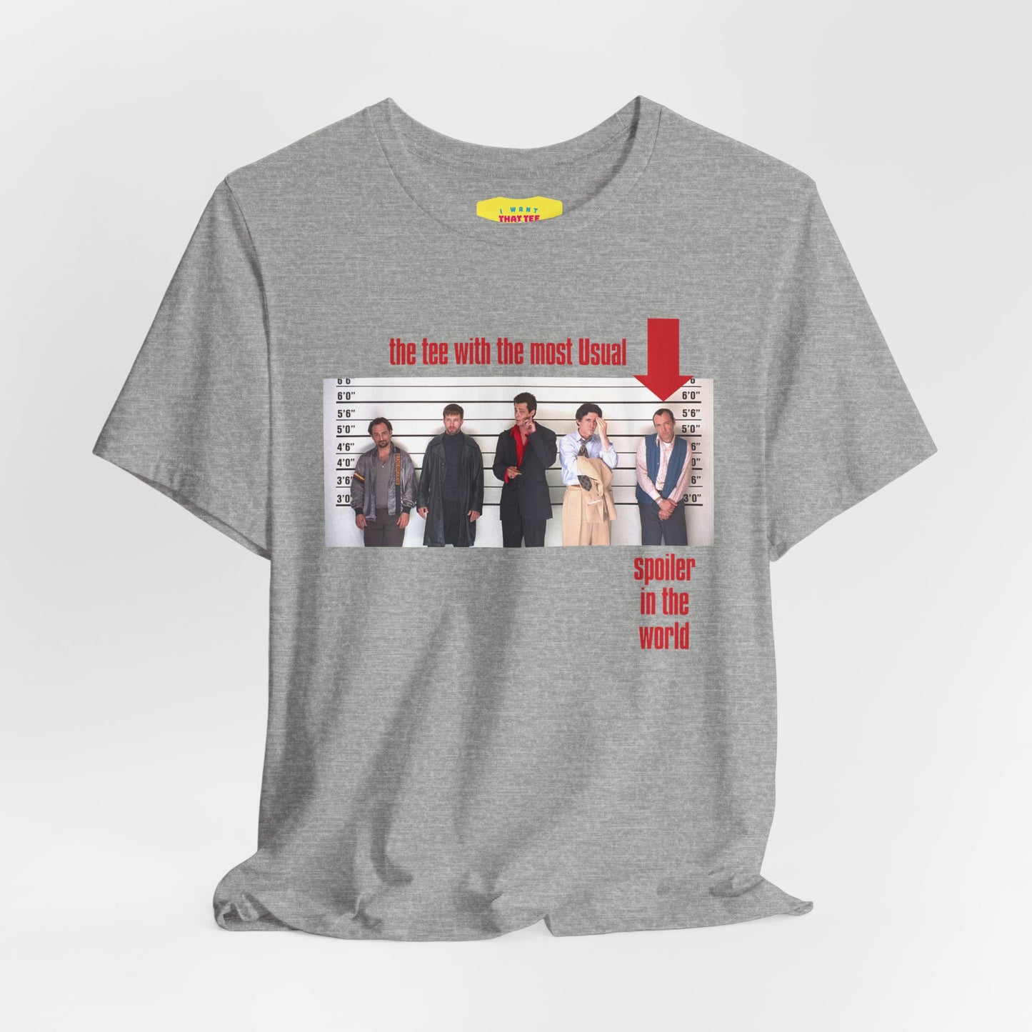 THE USUAL SUSPECTS SPOILER (Unisex Jersey Short Sleeve Tee)