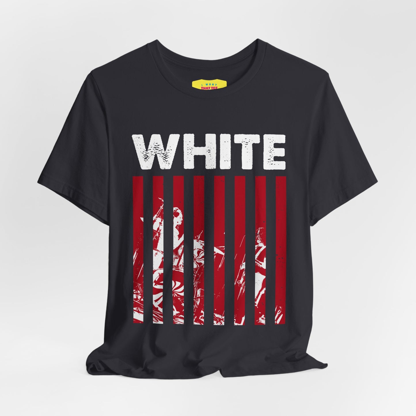 WHITE STRIPES (Unisex Jersey Short Sleeve Tee)