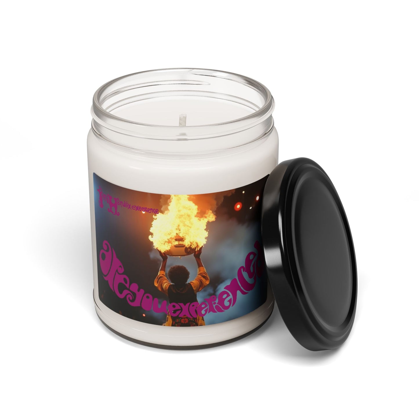 THE JIMI HENDRIX EXPERIENCE CANDLE (Scented Soy, 9oz)