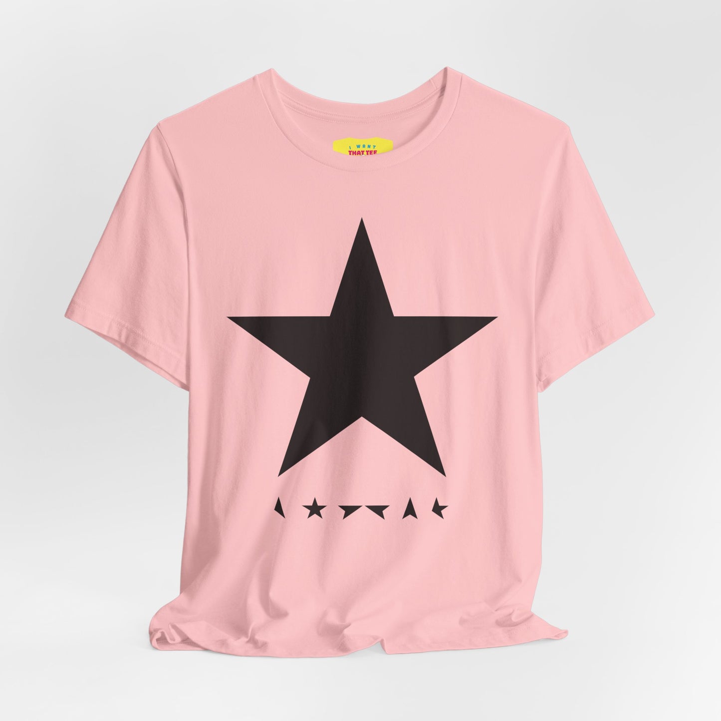 BLACKSTAR ALPHABET - DAVID BOWIE (Unisex Jersey Short Sleeve Tee)