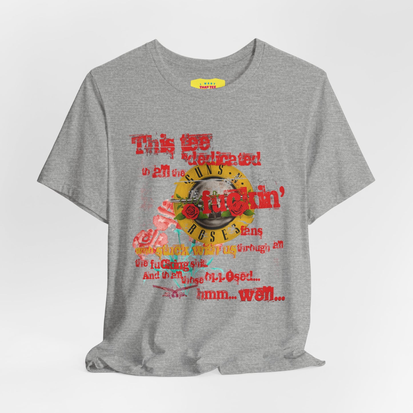 GUNS N ROSES - GET IN THE RING (Unisex Softstyle T-Shirt)