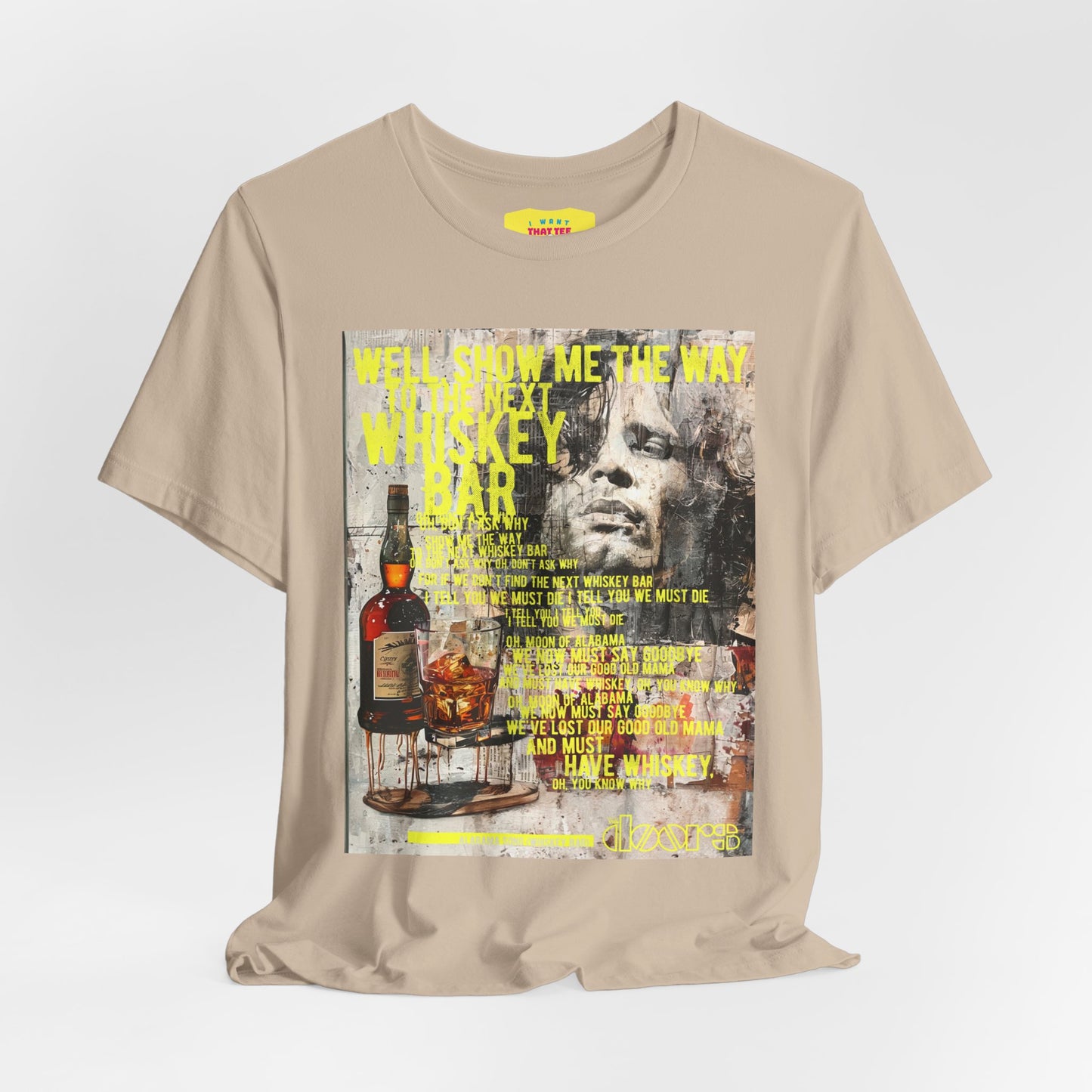 ALABAMA SONG (WHISKY BAR) - THE DOORS (Unisex Jersey Short Sleeve Tee)